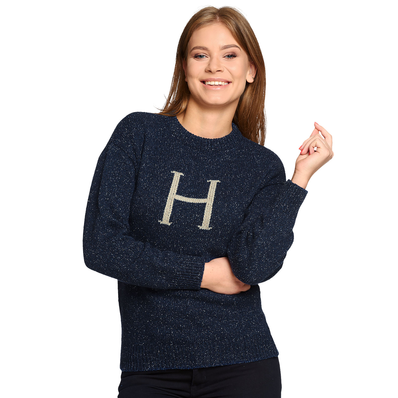 Harry Potter - H pour Harry Pull tricoté bleu