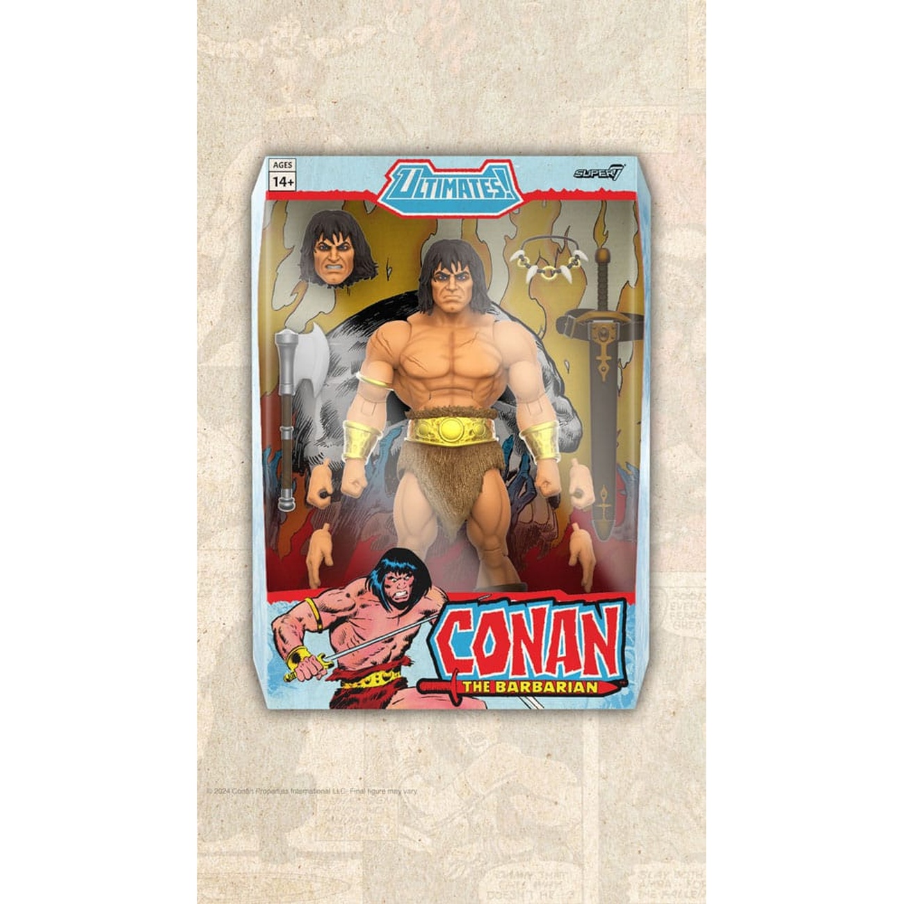 Conan il Barbaro Action figure Ultimates Conan the Barbarian 18 cm