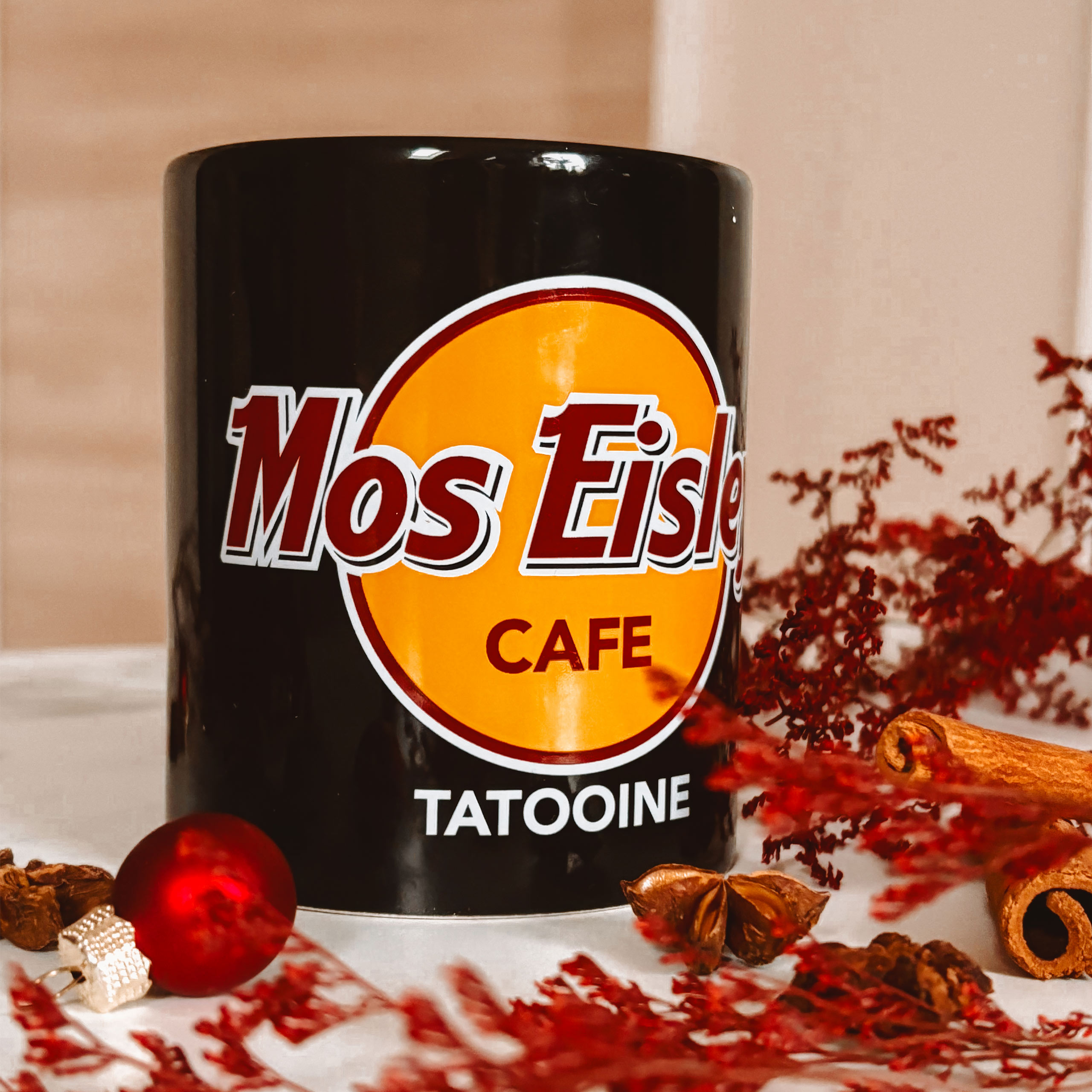 Mos Eisley Cafe Mug for Star Wars Fans Black