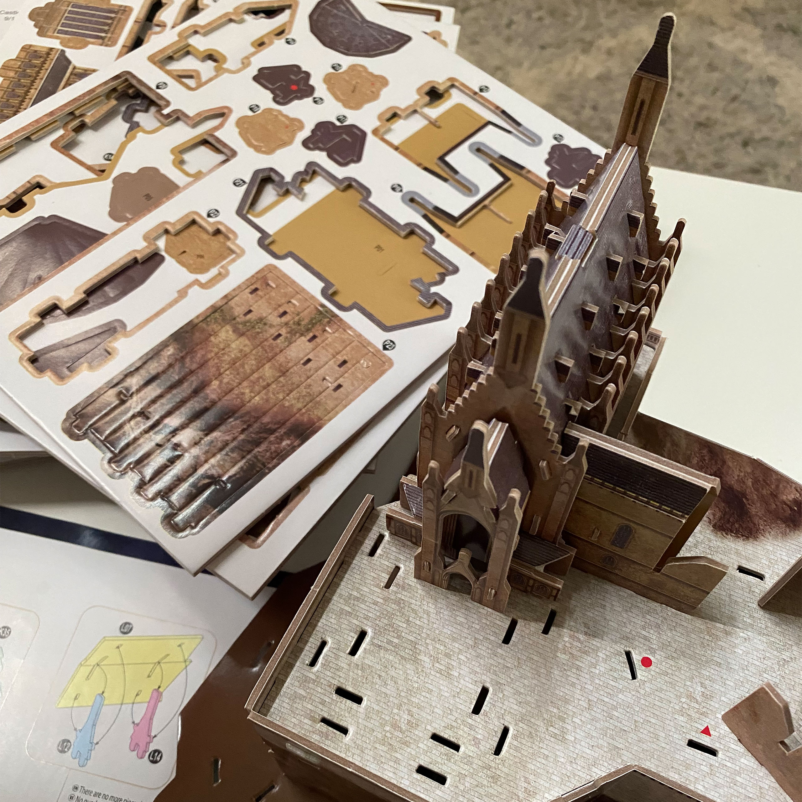 Hogwarts Schloss 4D Build Modell Bausatz - Harry Potter