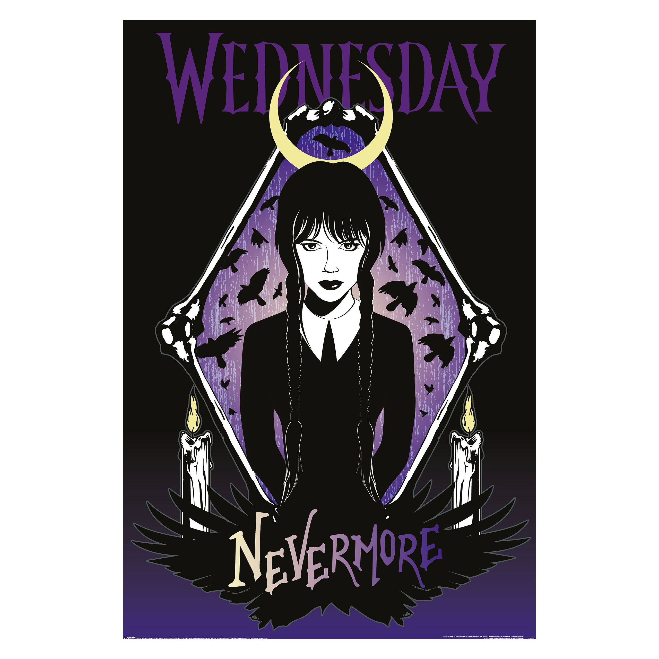 Mercredi - Affiche Maxi Nevermore