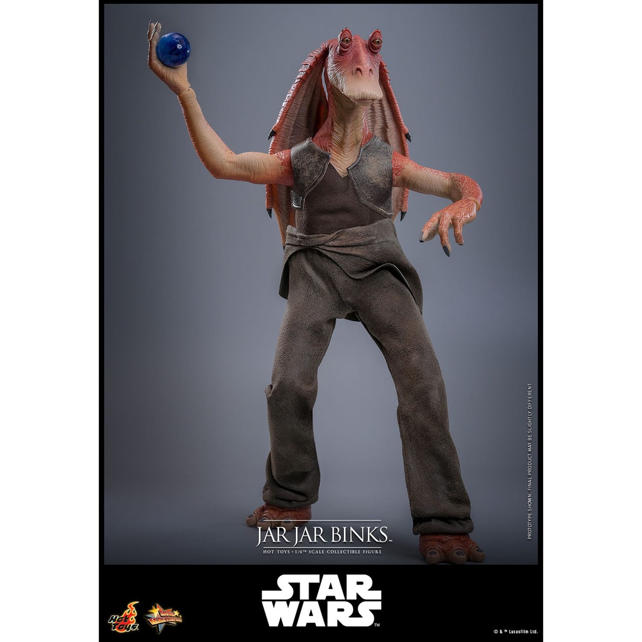 Star Wars - Figura de acción de Jar Jar Binks 1:6