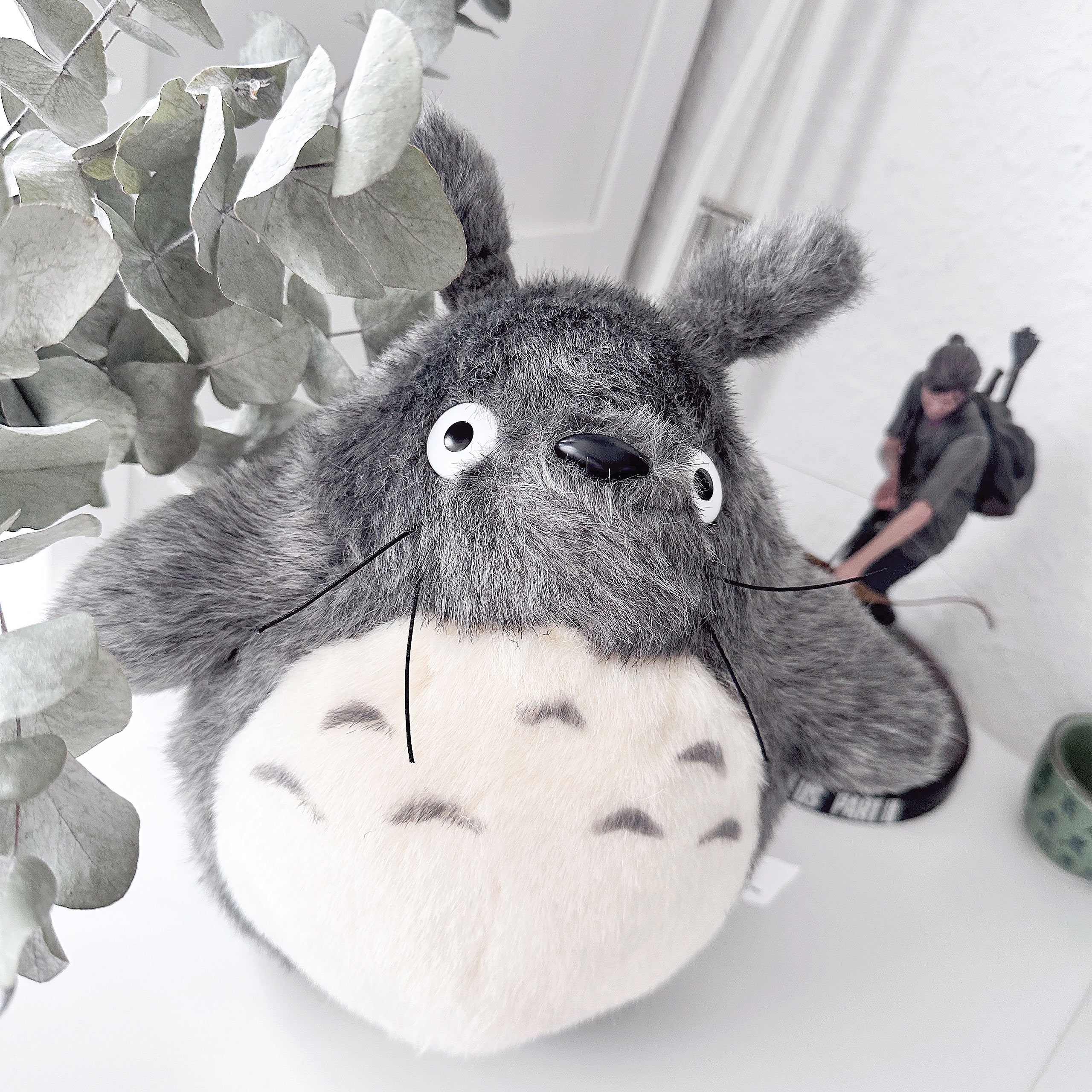 Totoro Plush Figure Grey