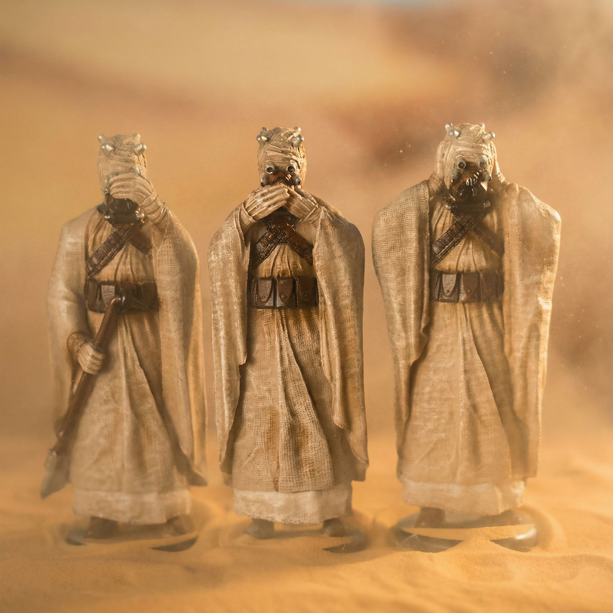 Original Stormtrooper - Set de figurines Three Wise Tusken Raiders
