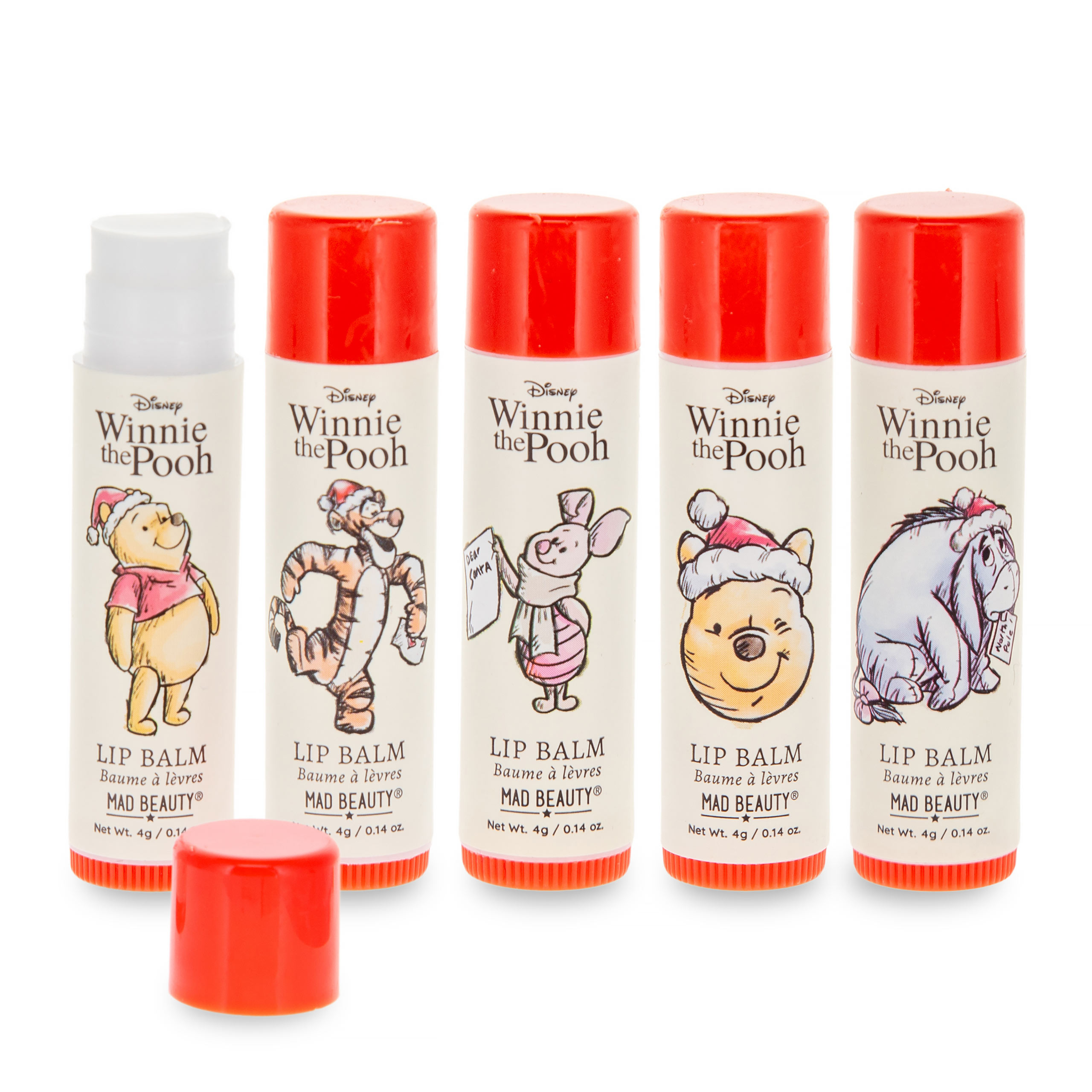 Winnie the Pooh - X-mas Lip Balm Set of 5