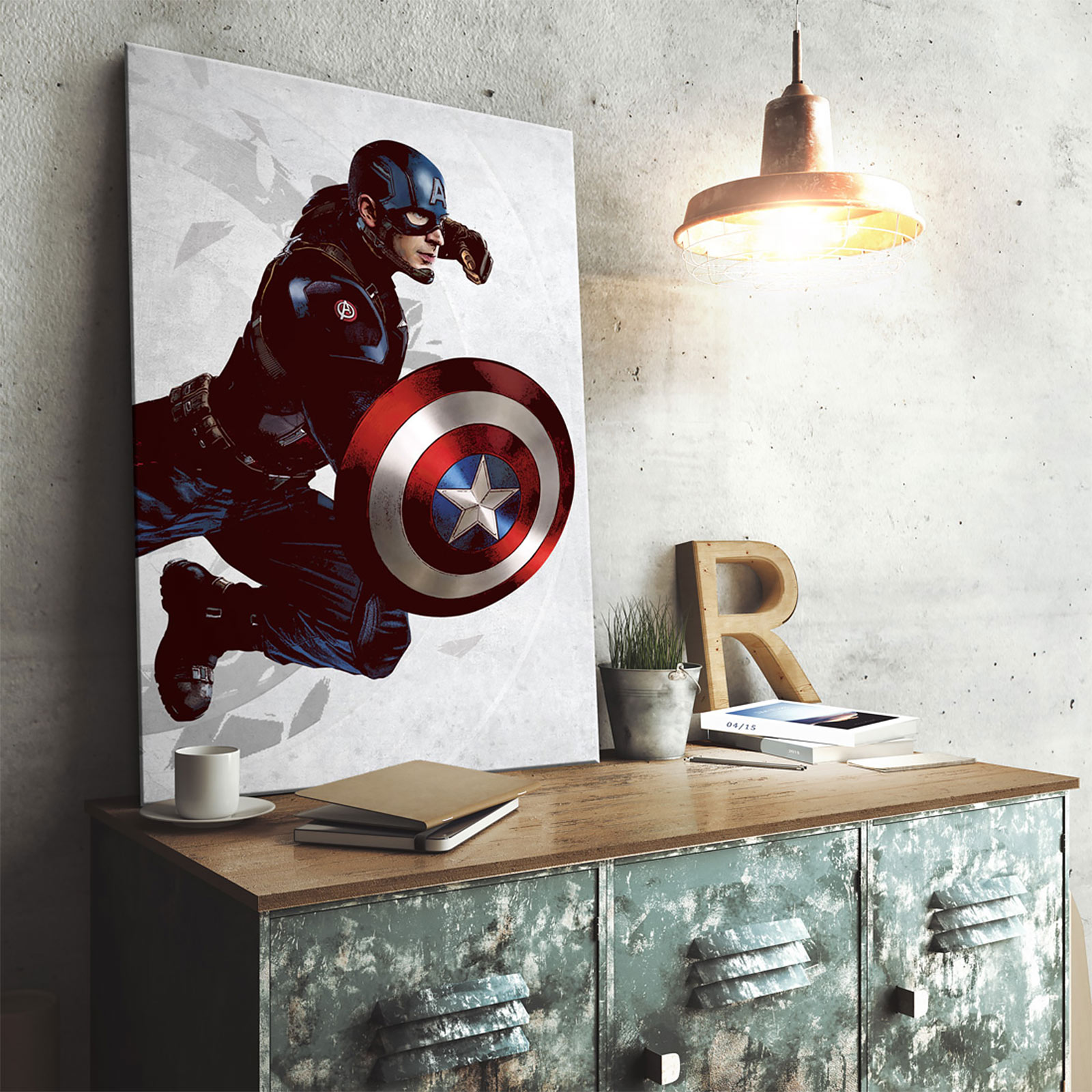 Captain America - Civil War Metalen Poster