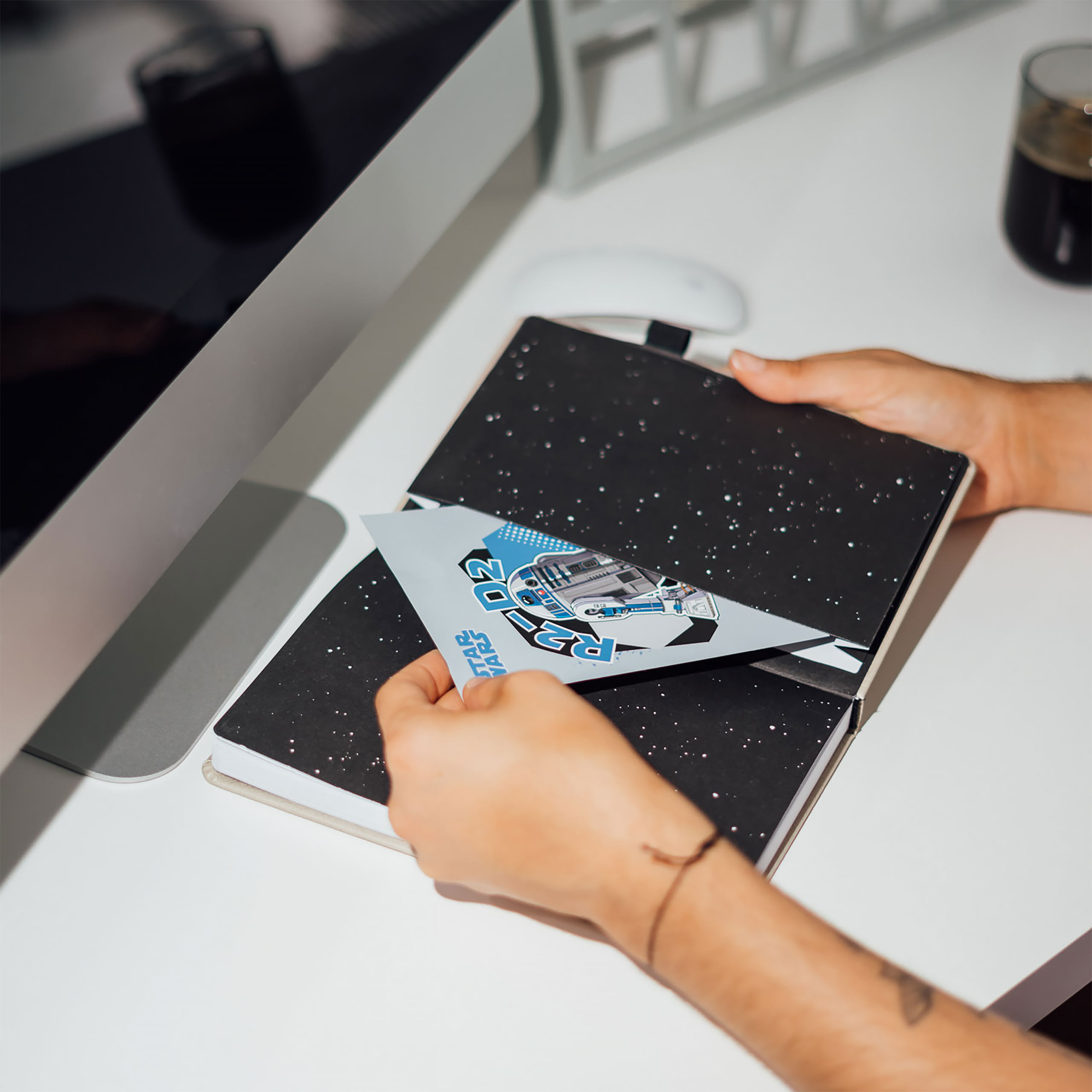 Star Wars - Luke Skywalker Notizbuch mit Lichtschwert Stift