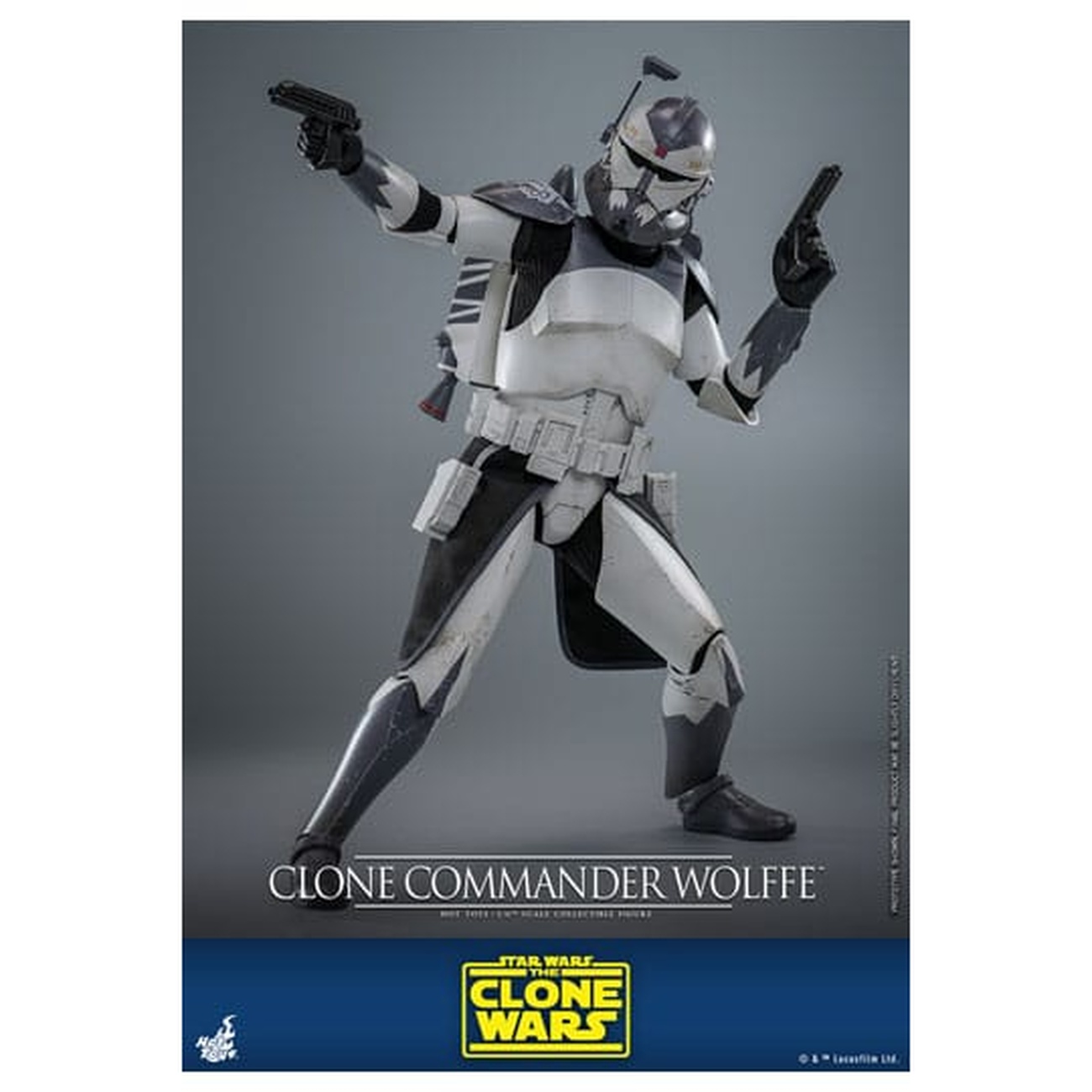 Star Wars: The Clone Wars - Clone Commander Wolffe Actionfigur 1:6