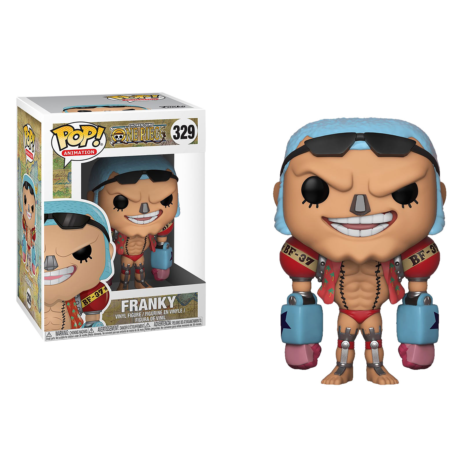 Megahouse Figurina P.O.P Néo Franky One Piece | Statua In PVC 1/8 Scala | Portrait Of Pirates | Collezione Premium
