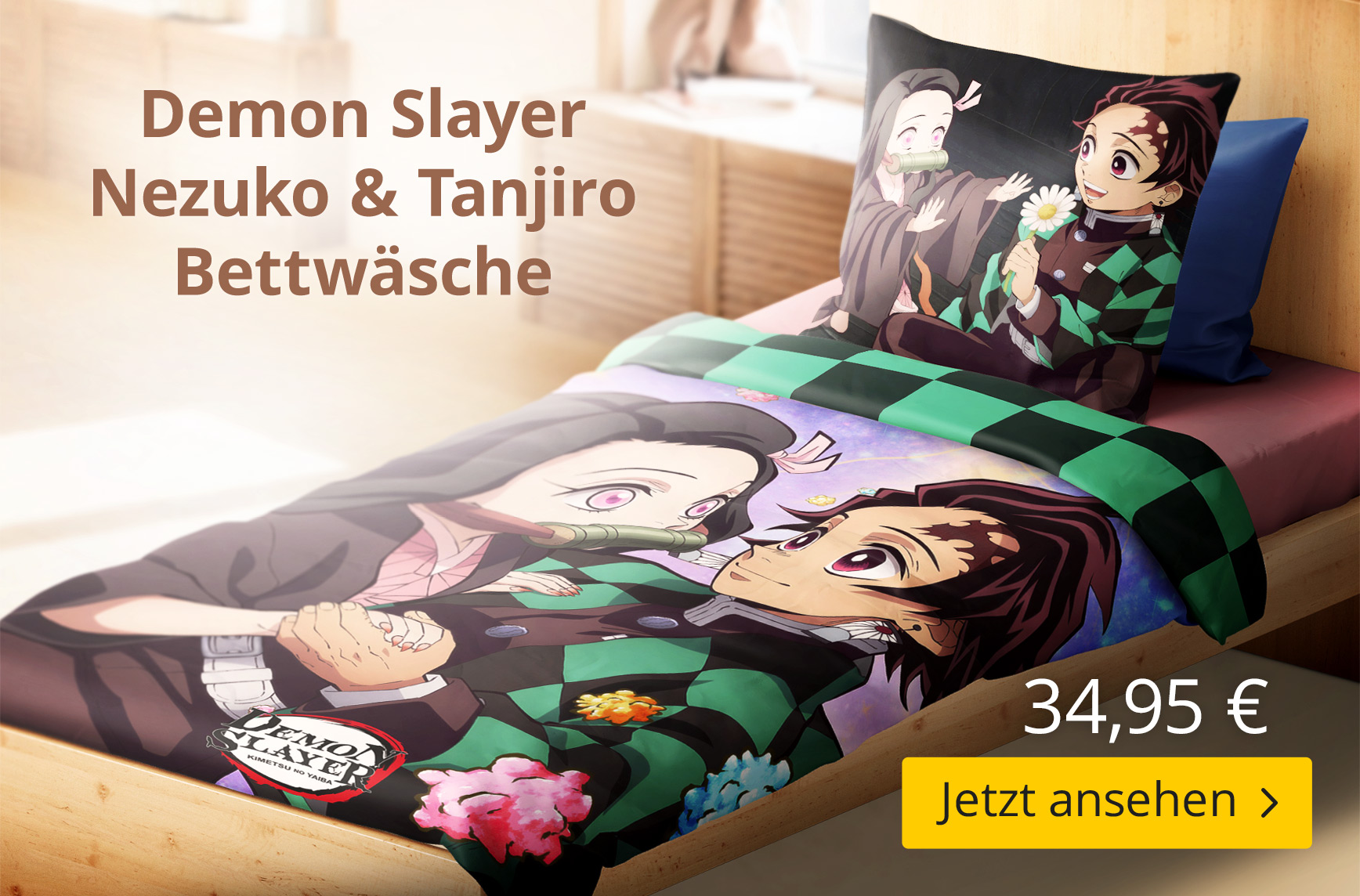 Demon Slayer - Nezuko und Tanjiro Bettwäsche - 34,95 EUR