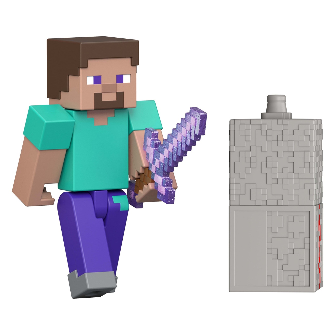 Minecraft action figure Steve 8 cm