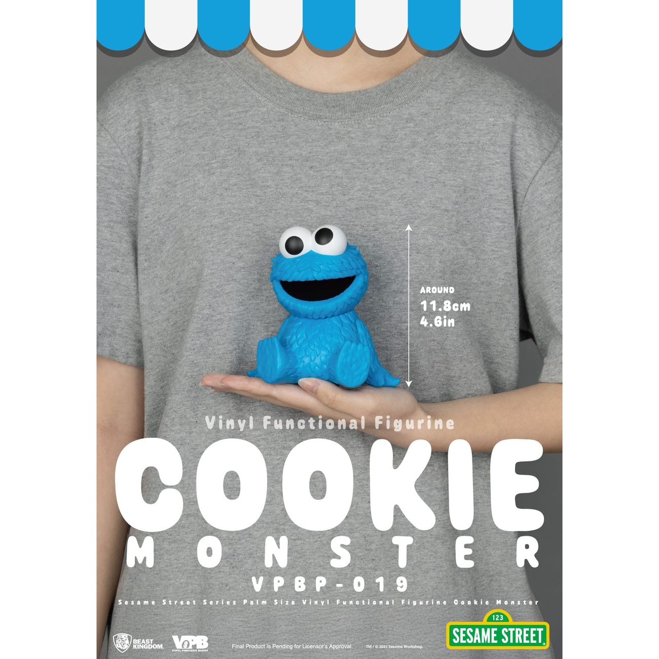Sesamstraße Piggy Vinyl Spardose Cookie Monster 12 cm