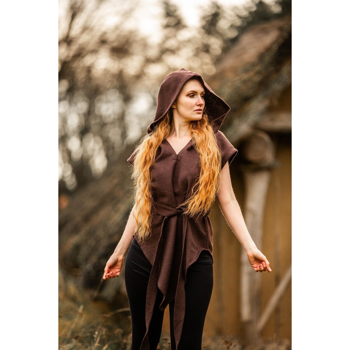 Medieval Ranger Tunic Aldon brown