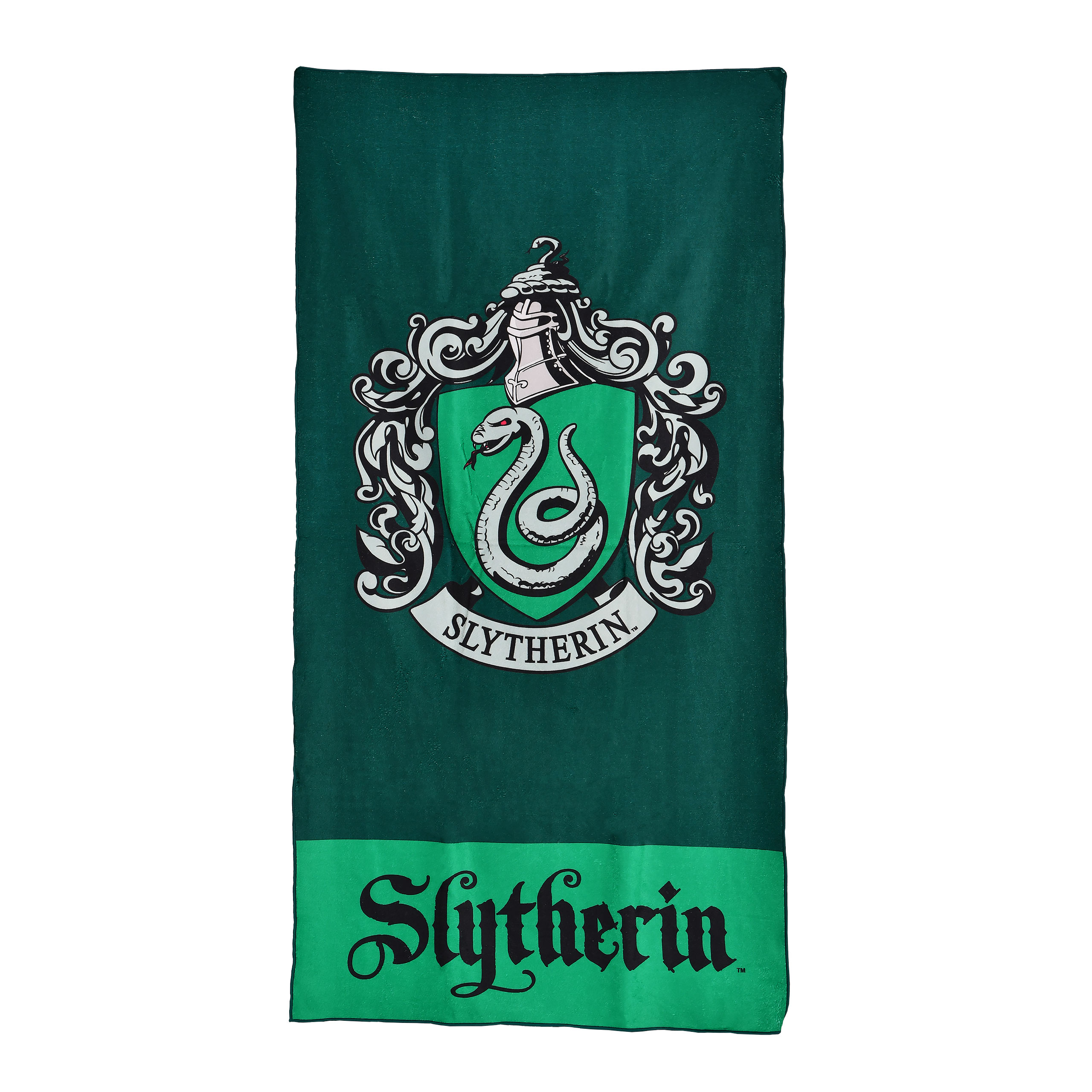 Slytherin Wappen Badetuch grün - Harry Potter