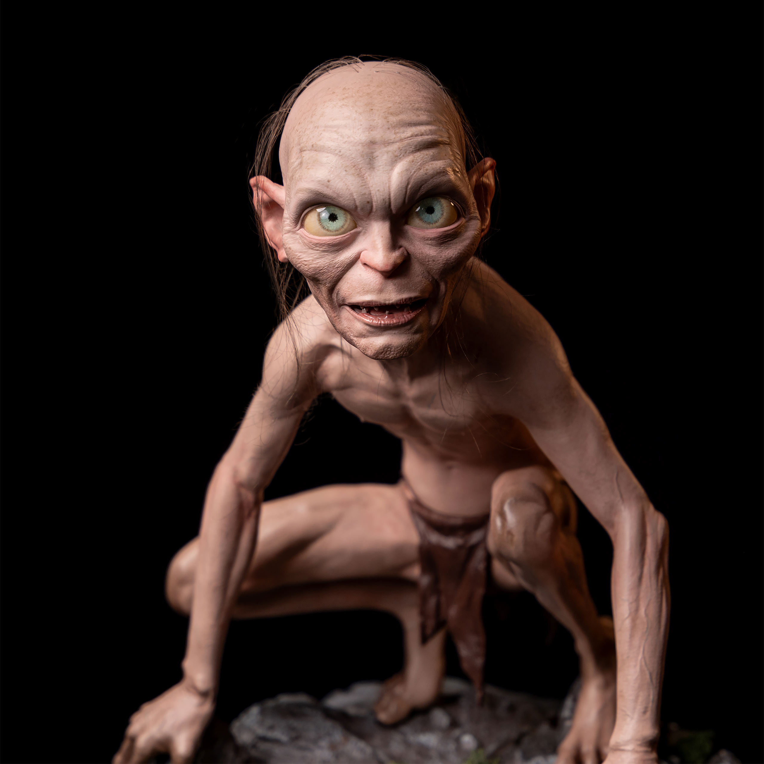 Statua a grandezza naturale di Gollum 1:1 - Il Signore degli Anelli