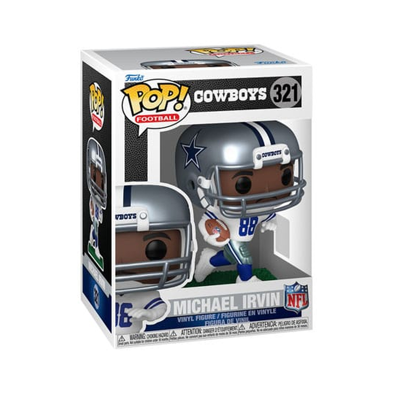 NFL: Legends POP! Figura de vinilo Sports Legends - Michael Irvin (Cowboys) 9 cm