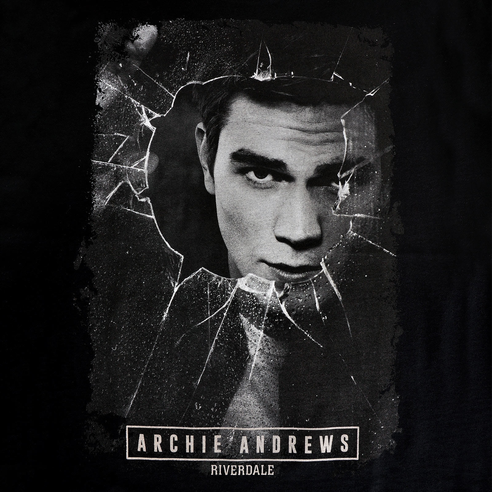 Riverdale - Archie Andrews Broken Glass T-shirt zwart