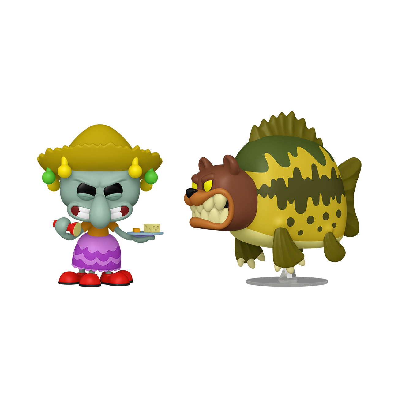 SvampBob – Bläckward med sjöbjörn Funko Pop-figur diorama