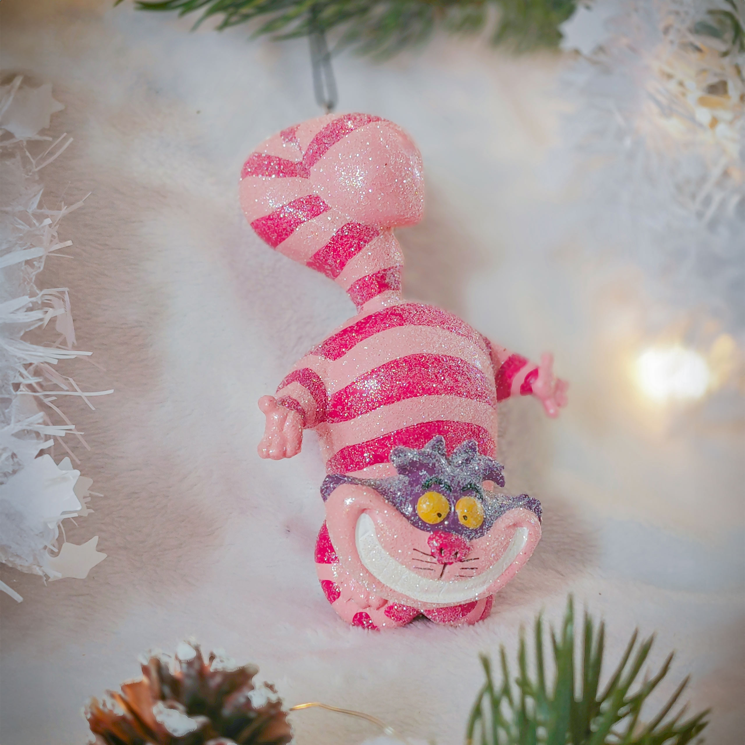 Cheshire Cat Christmas Tree Ornament - Alice in Wonderland