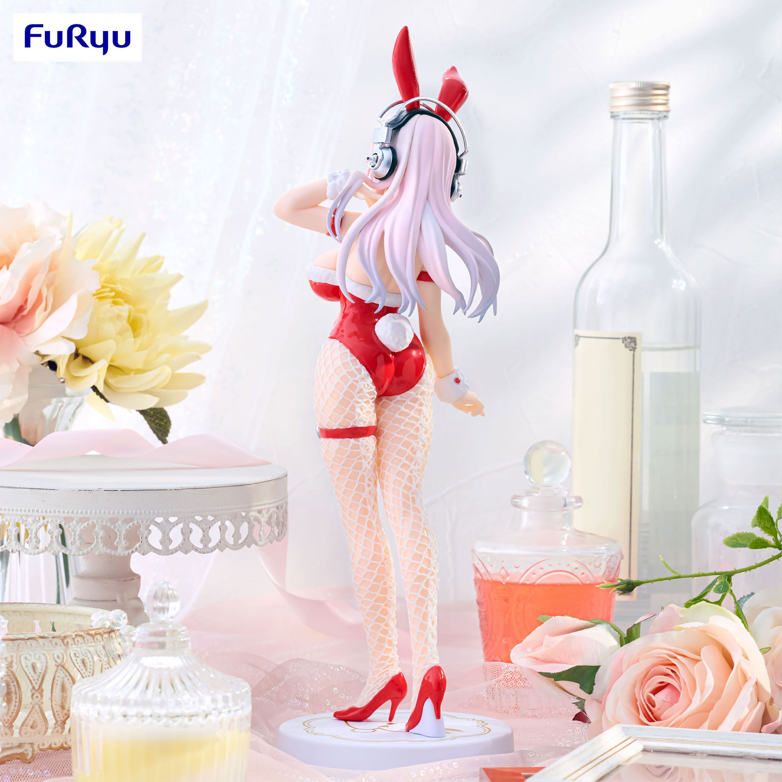 Super Sonico - BiCute Bunnies Figuur Rode Kleur Versie