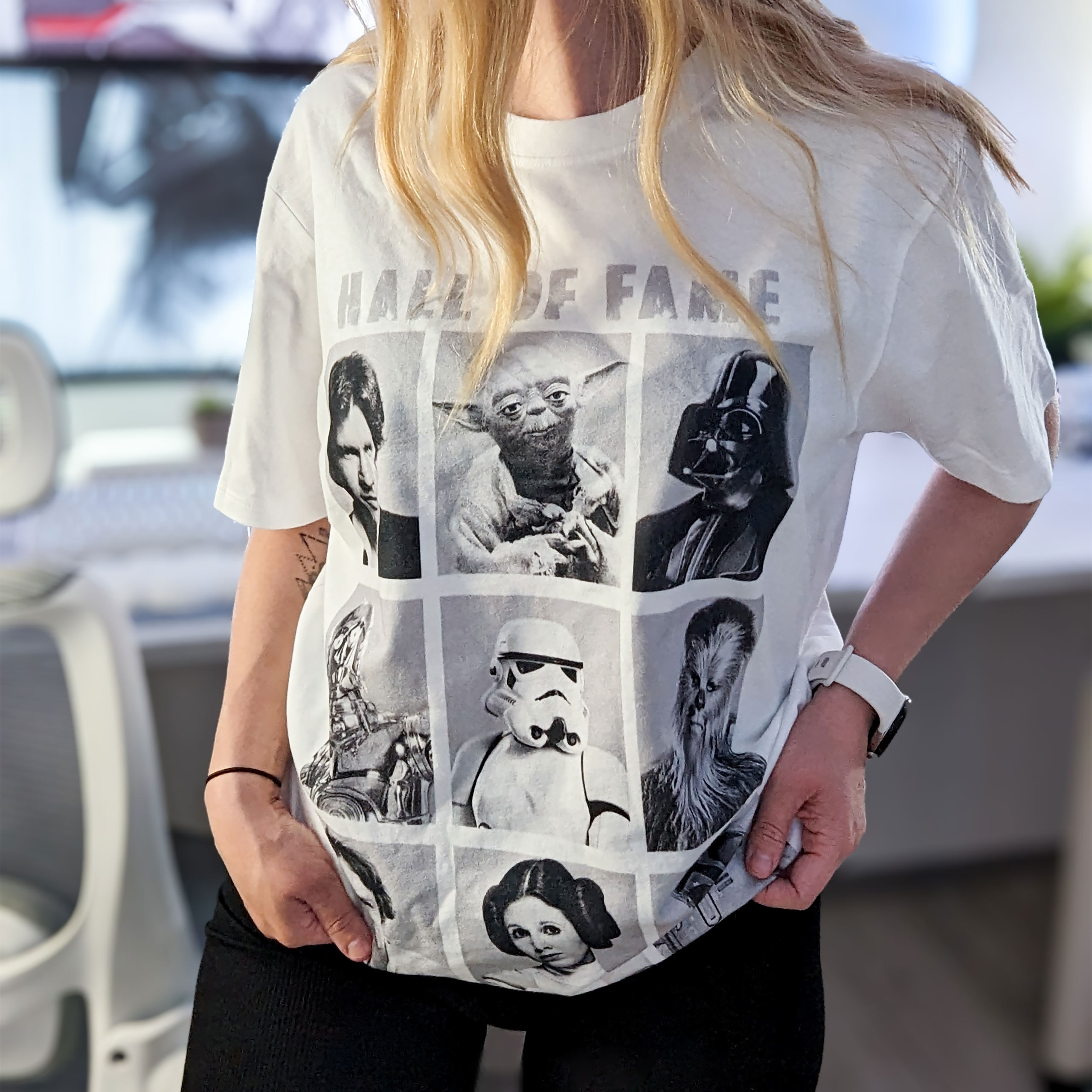 Star Wars - T-shirt blanc Hall of Fame