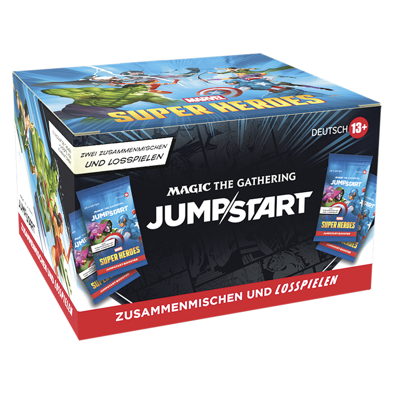 Marvel Super Heroes Jumpstart Booster wersja niemiecka – Display Magic: The Gathering