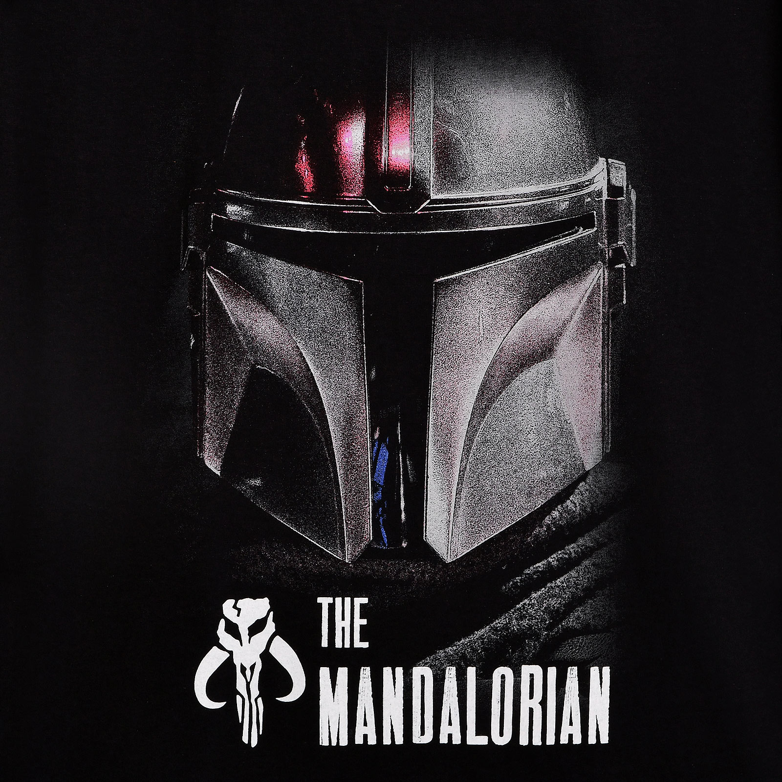 T-shirt noir The Mandalorian Dark Warrior - Star Wars