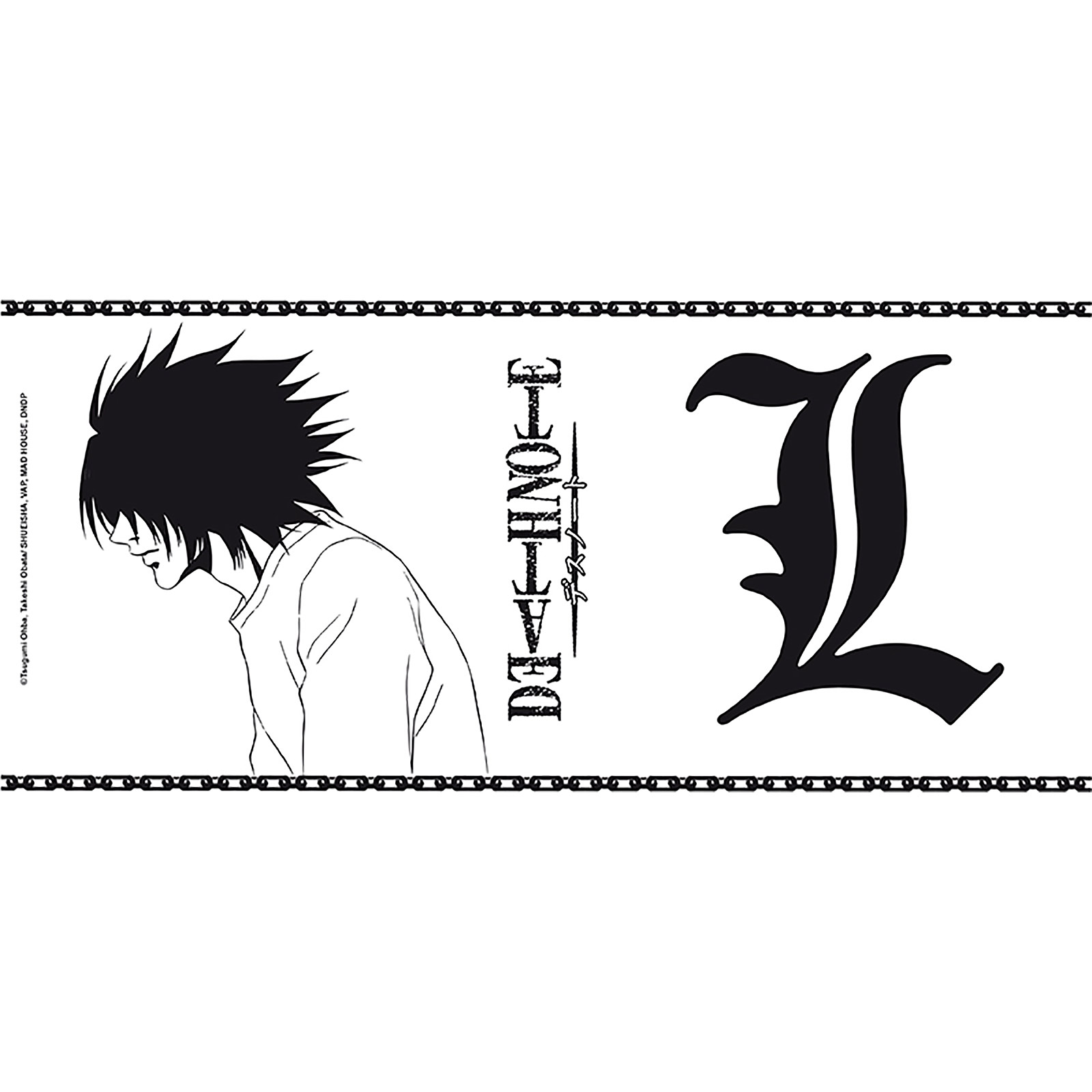 Death Note - L Black & White Tasse