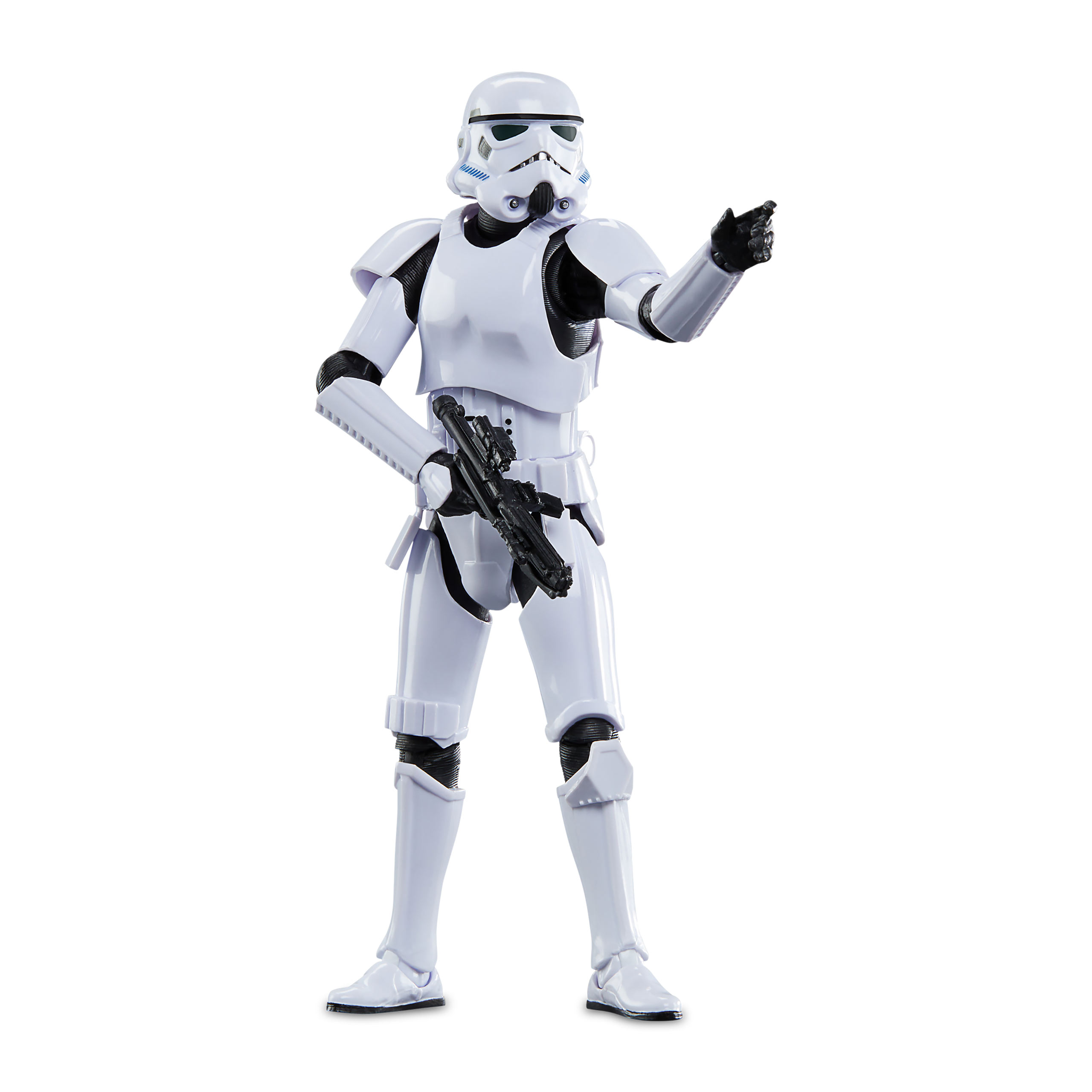 Star Wars - Stormtrooper Impérial avec Figurine d'Action de la Série Noire Blaster