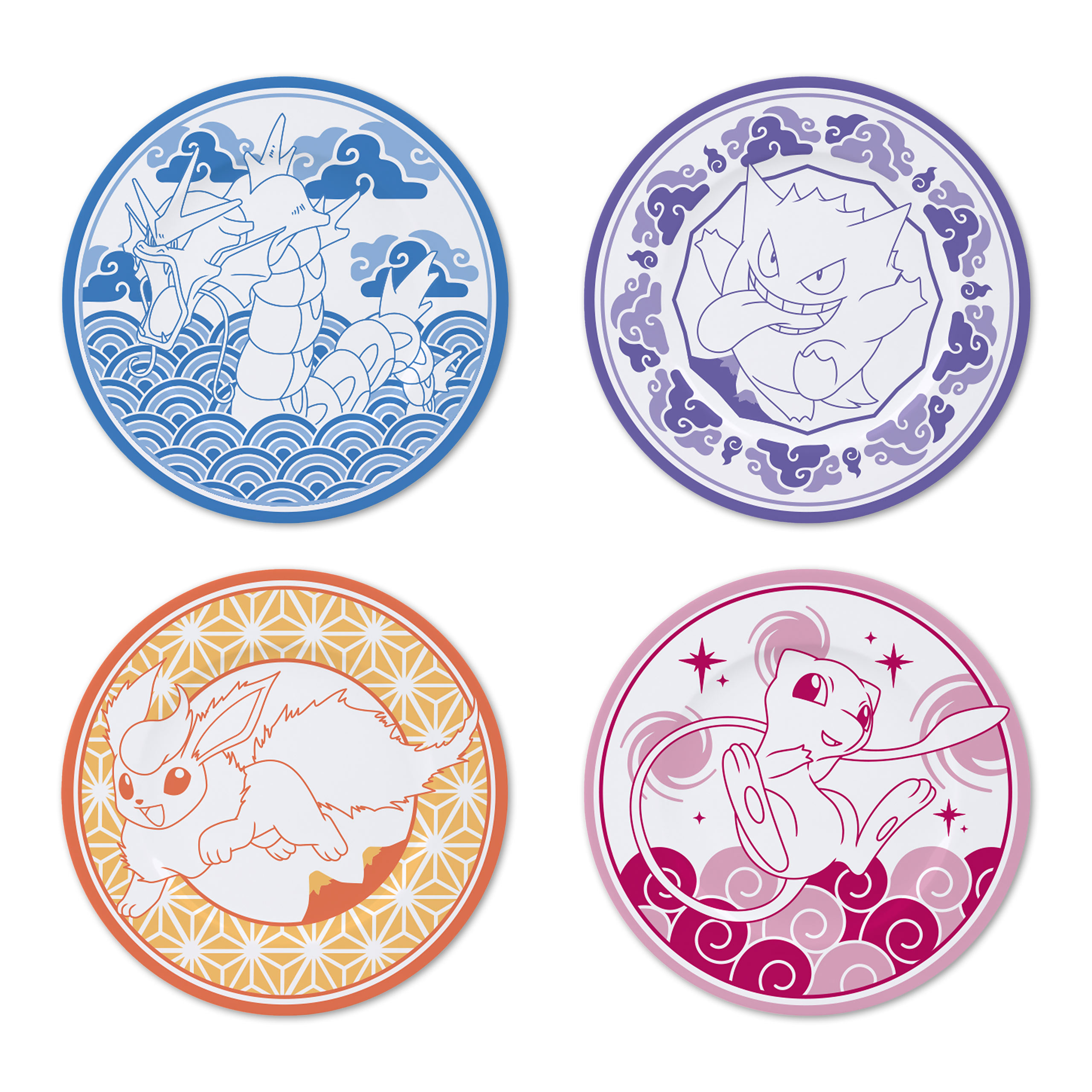 Pokemon - Japanese Plate Set