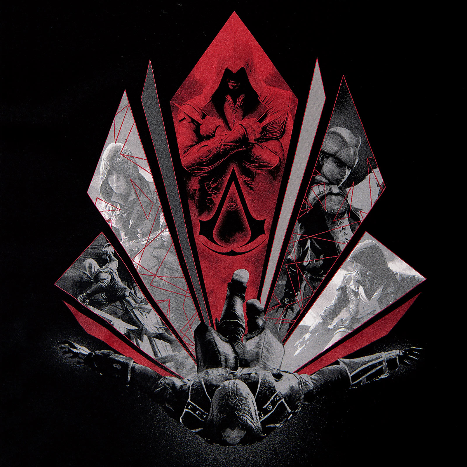 Assassins Creed - Eagle Dive T-Shirt schwarz