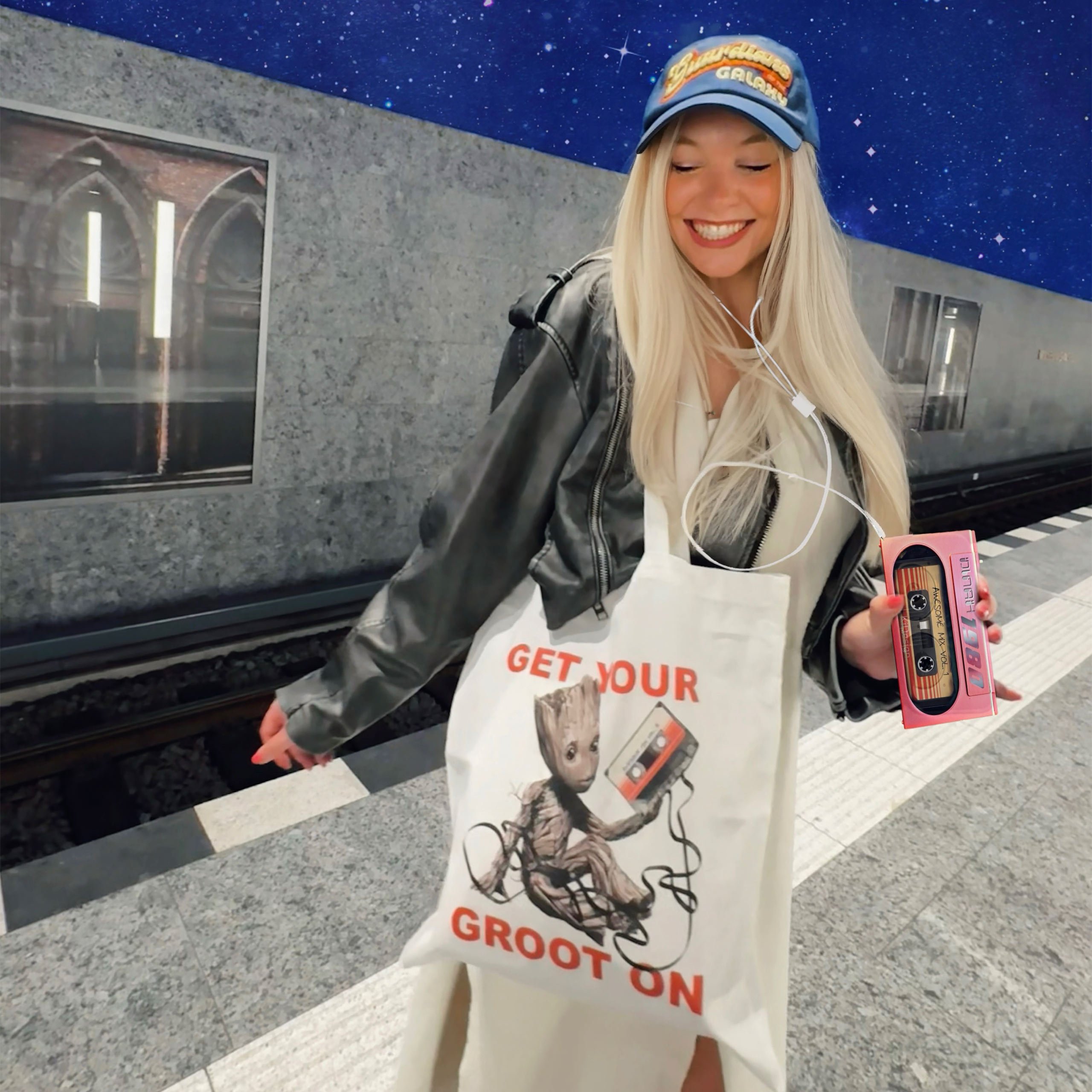 Guardians of the Galaxy - Get Your Groot On Jutebeutel