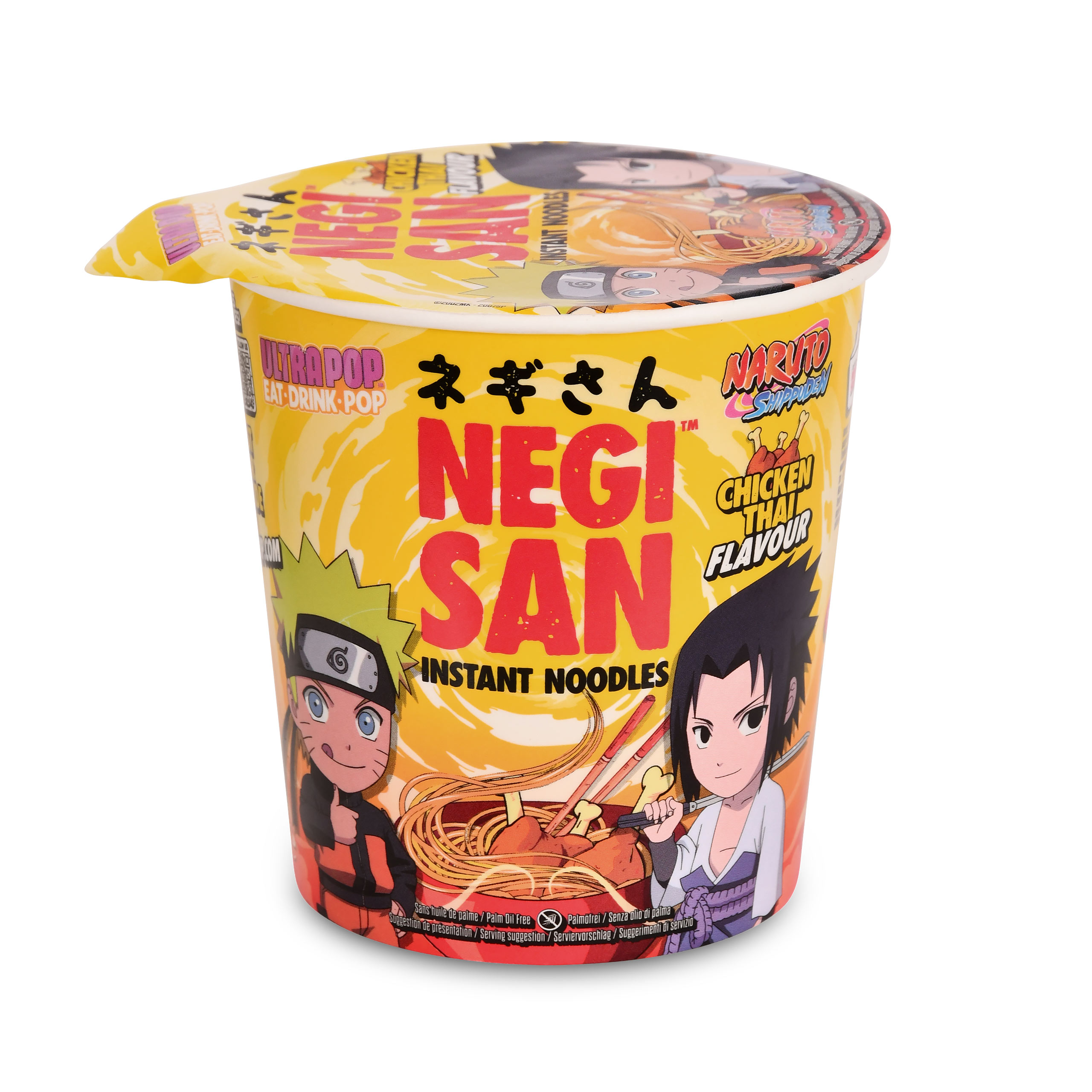 Naruto Shippuden Ramen - Naruto and Sasuke Chicken Thai Instant Noodles