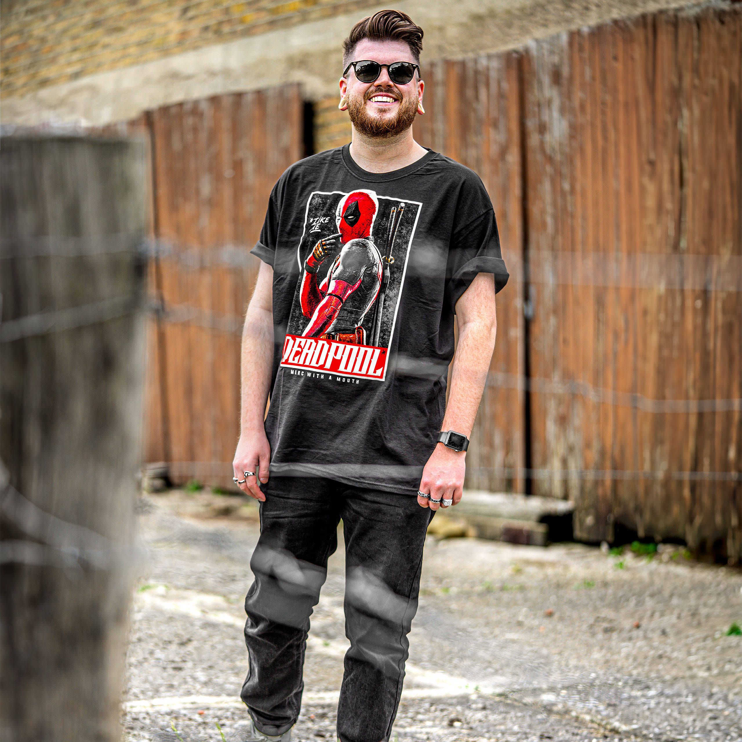 Deadpool 3 - I Like Me T-Shirt schwarz