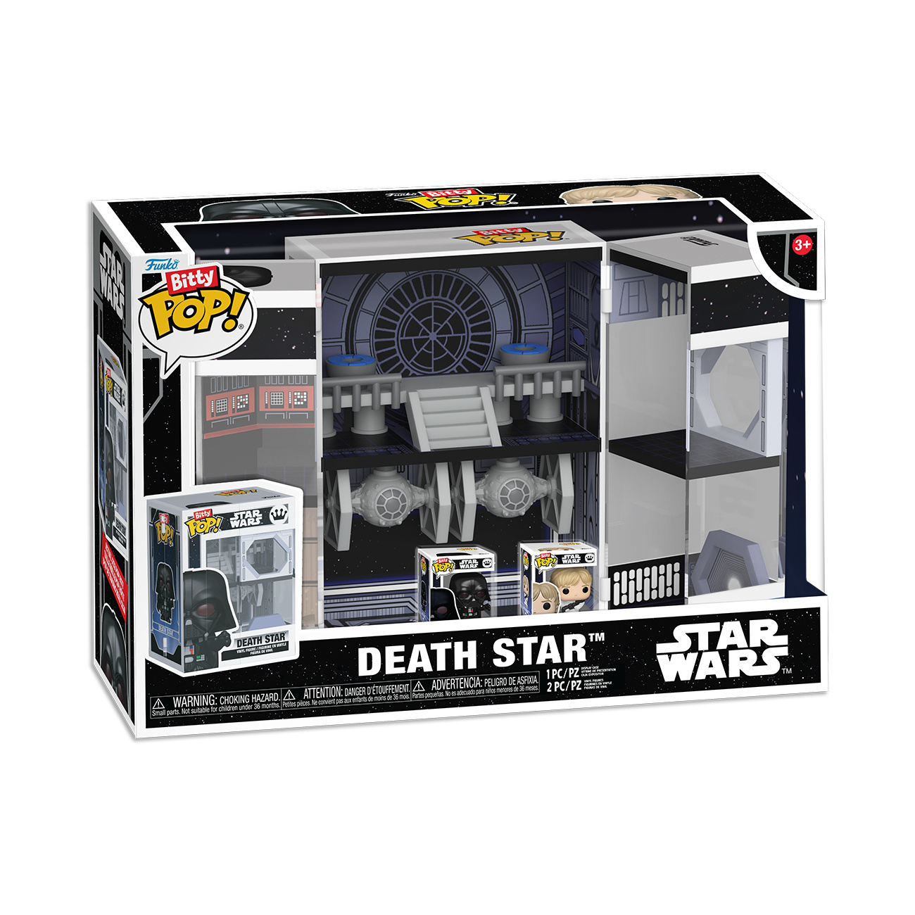 Star Wars - Death Star Funko Bitty Pop Display with 2 Figures
