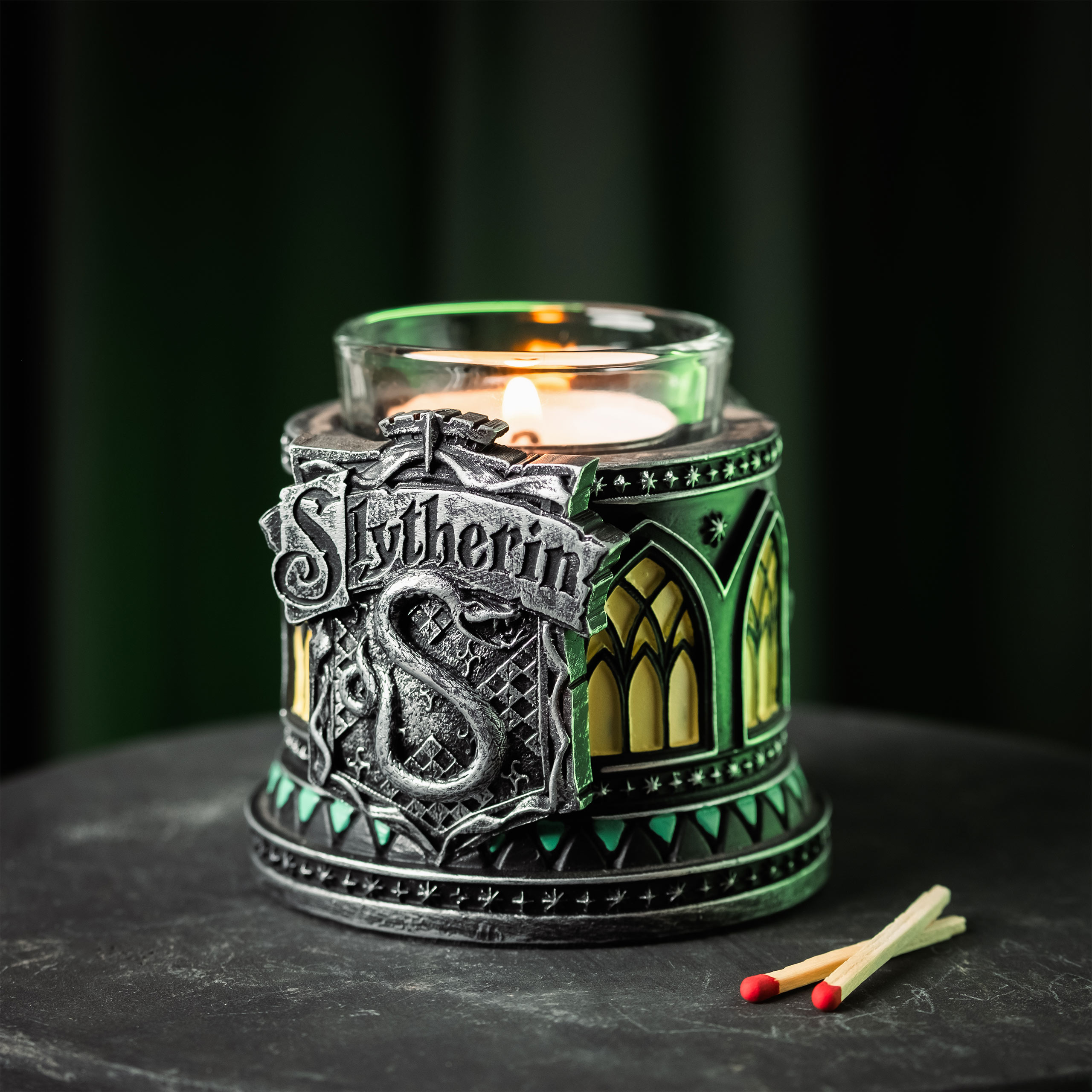 Slytherin Theelichthouder - Harry Potter