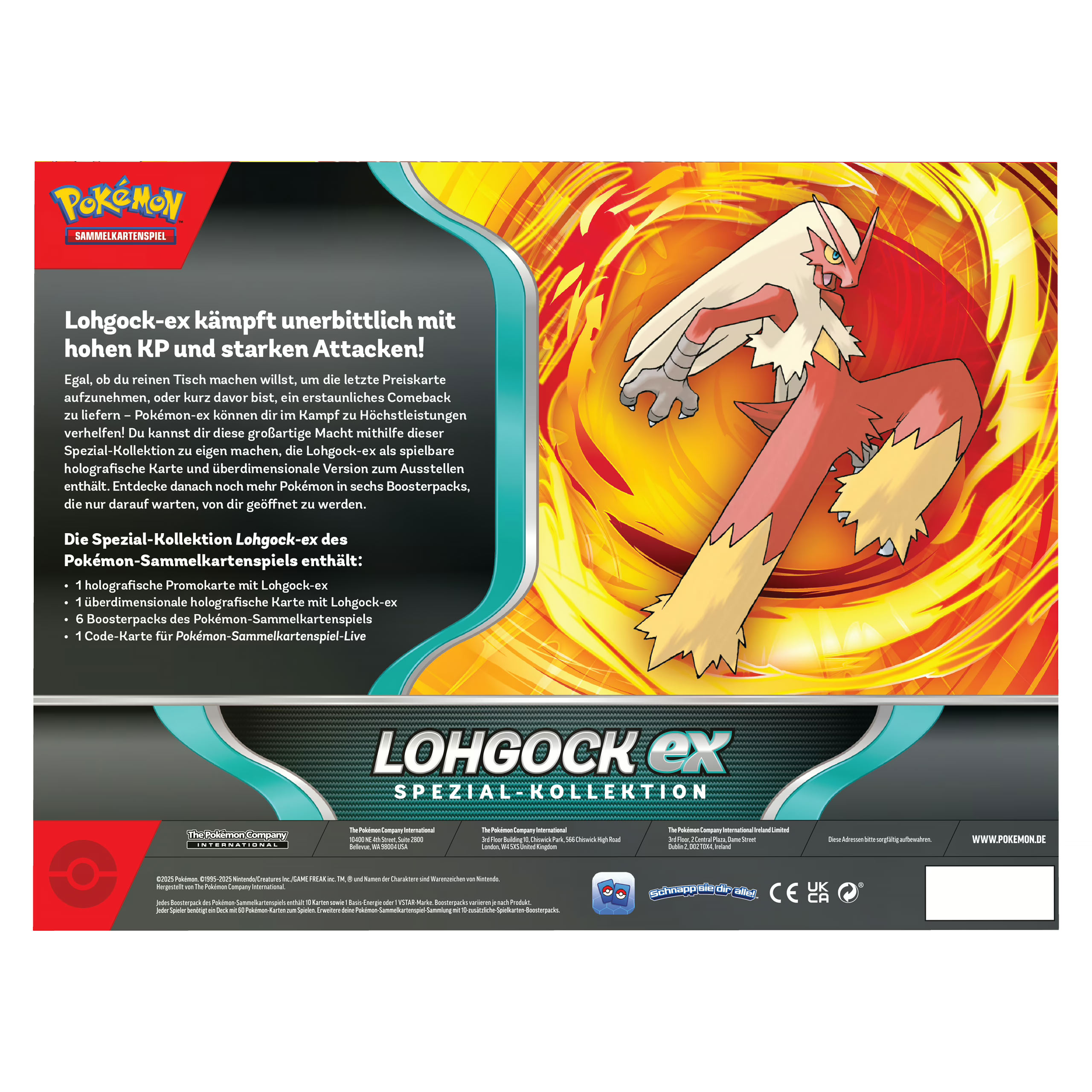 Pokemon - Blaziken-Ex Special Trading Card Box