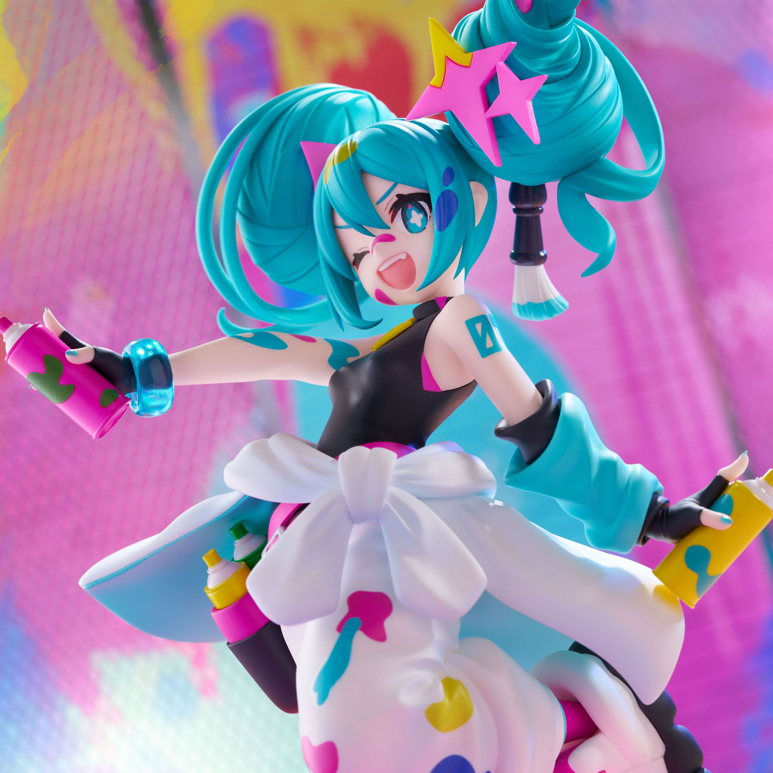 Hatsune Miku - Miku Paint Girl Trio-Try-iT Figur