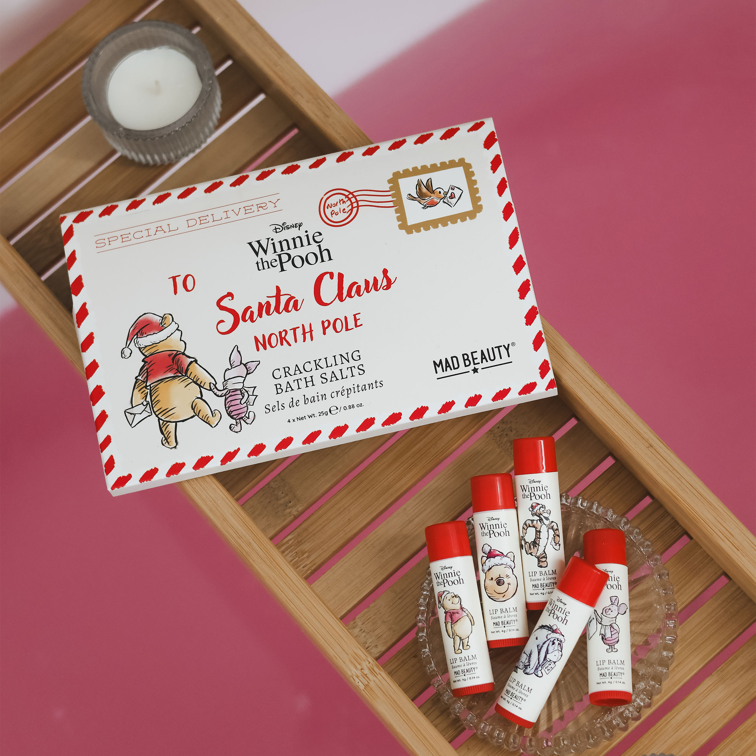 Nalle Puh - X-mas sprakande badsalt