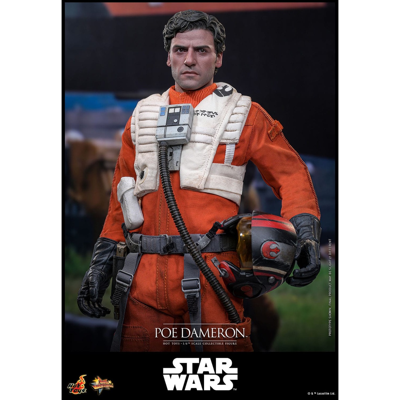 Star Wars - Figurine articulée Poe Dameron 1:6