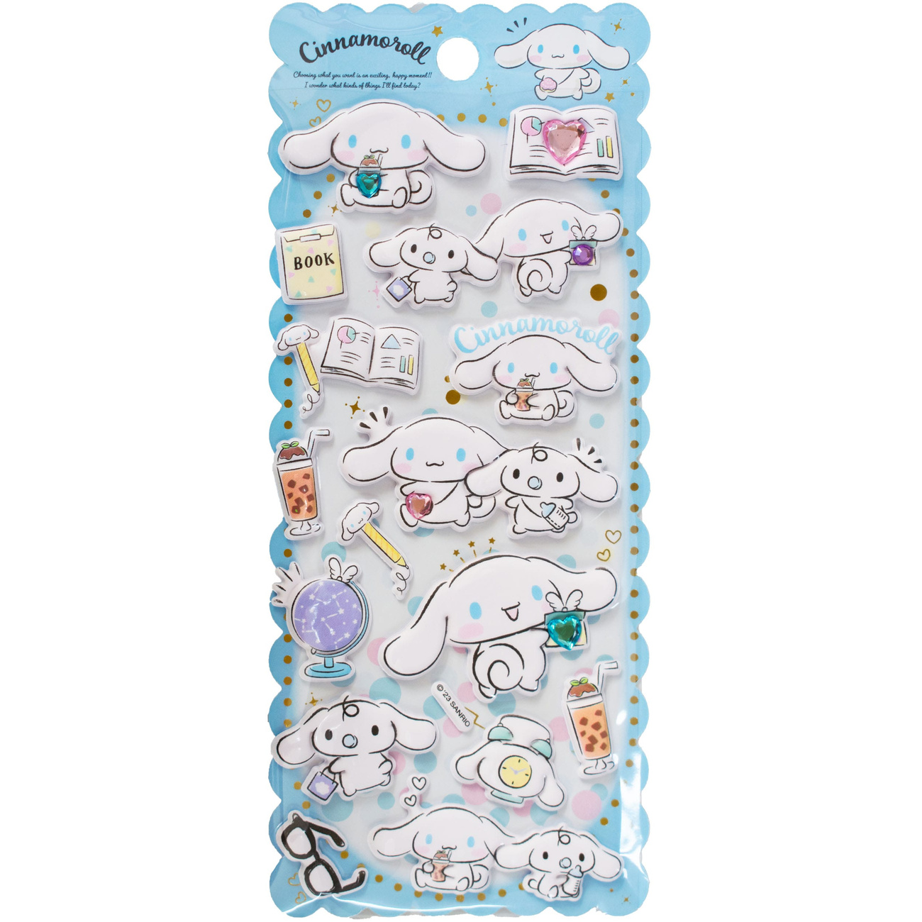 Hello Kitty and Friends Cinnamoroll Puffy Sticker Assortment (20)
