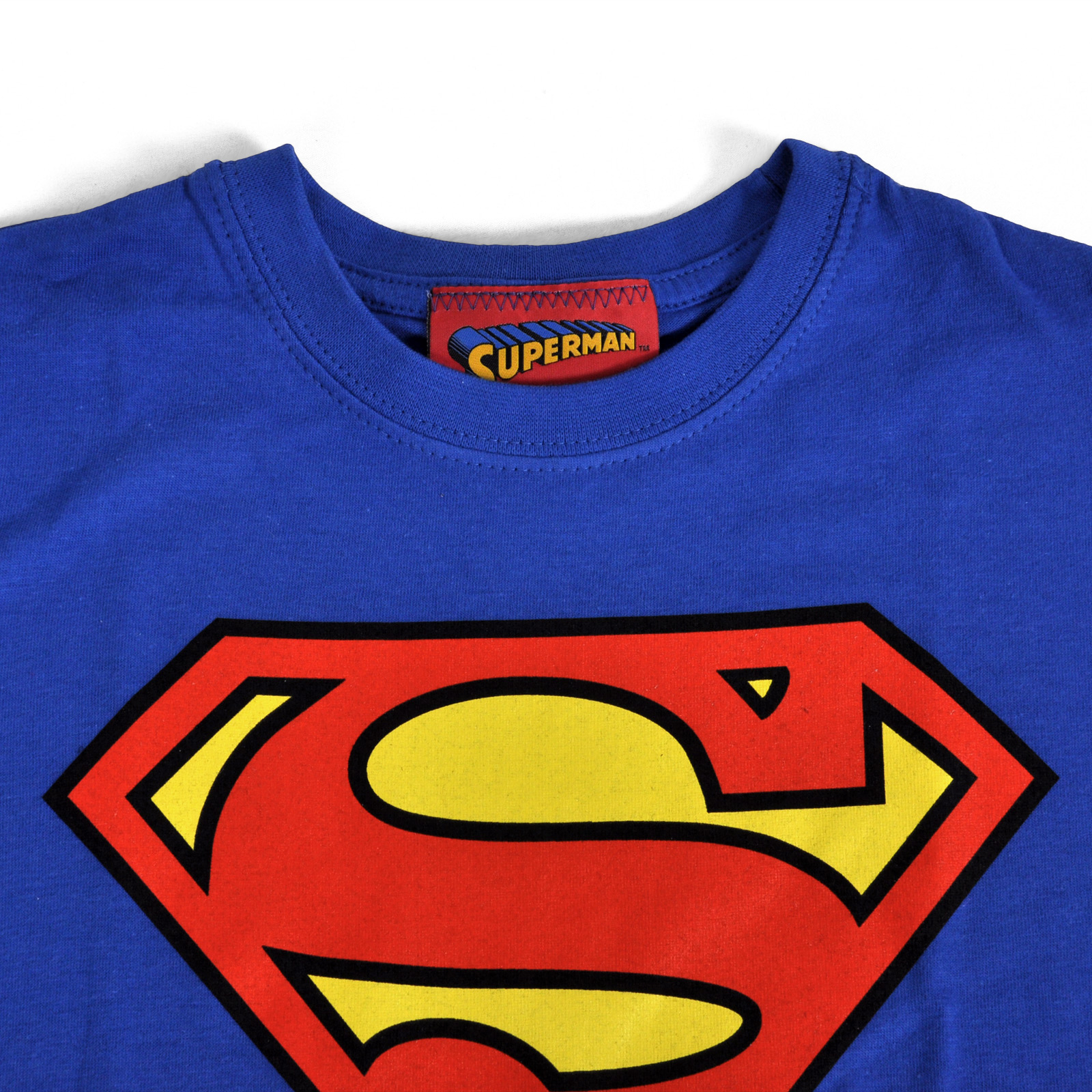 T-shirt pour enfants Superman Logo bleu