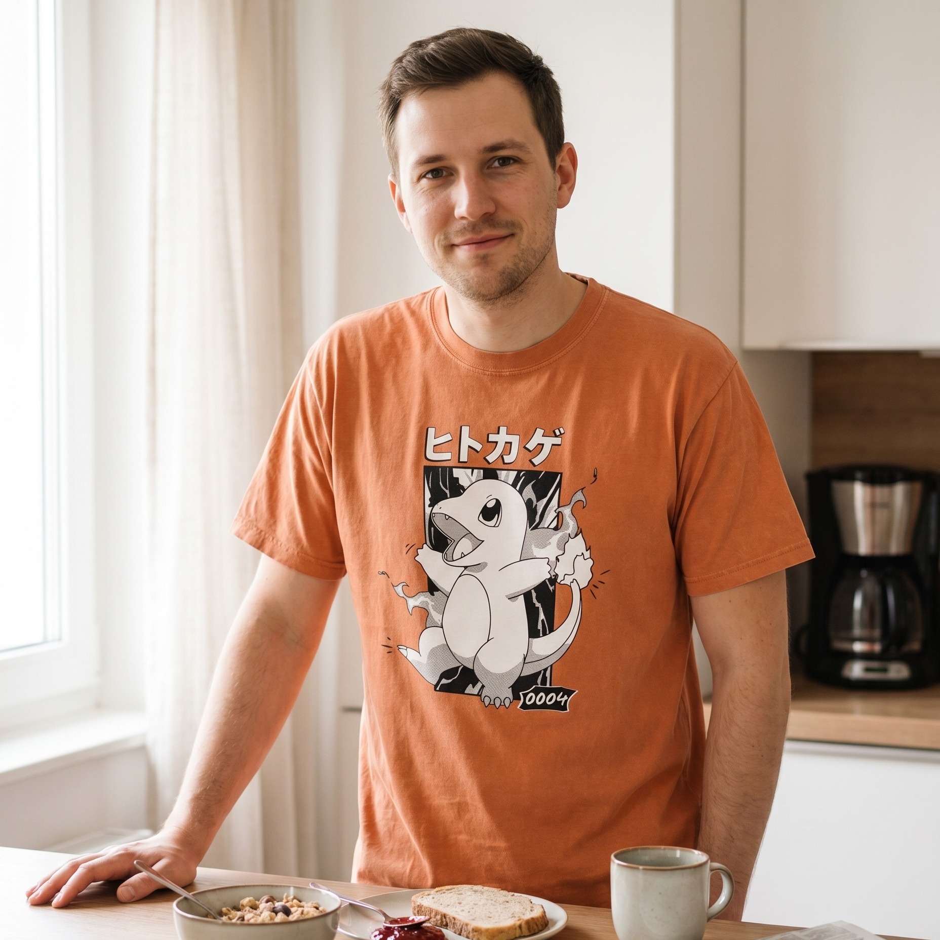 Pokémon - Charmander Katakana Vintage T-shirt