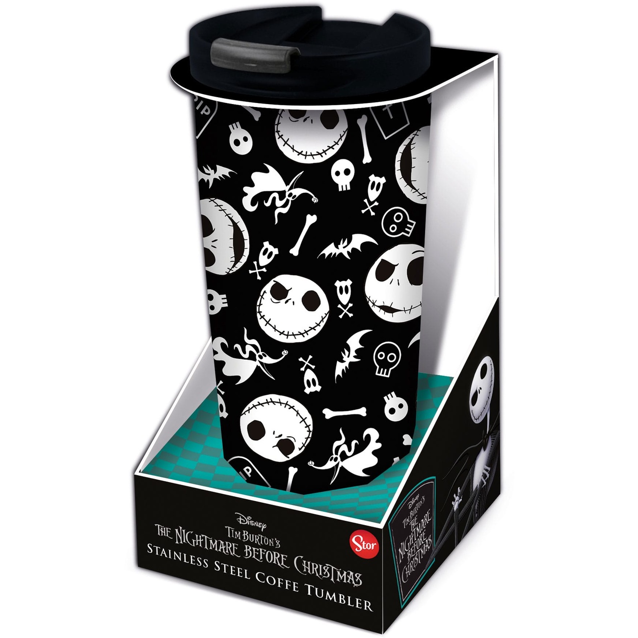 Nightmare Before Christmas roestvrijstalen reismok Jack's Face