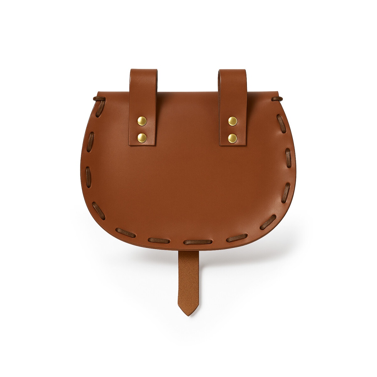 Medeltida läderbältesväska Erin med keltisk prägling