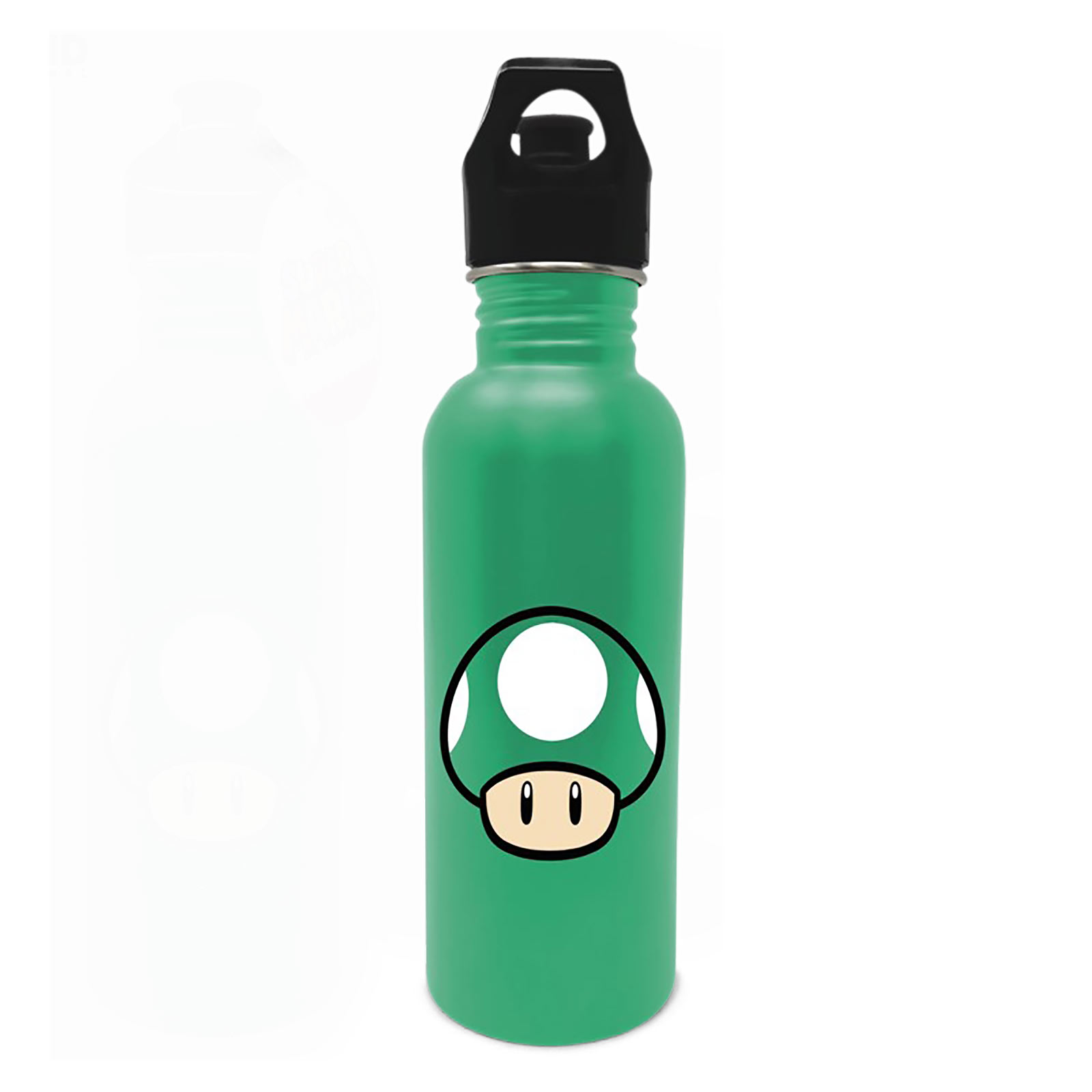 Super Mario - 1 UP Pilz Trinkflasche grün