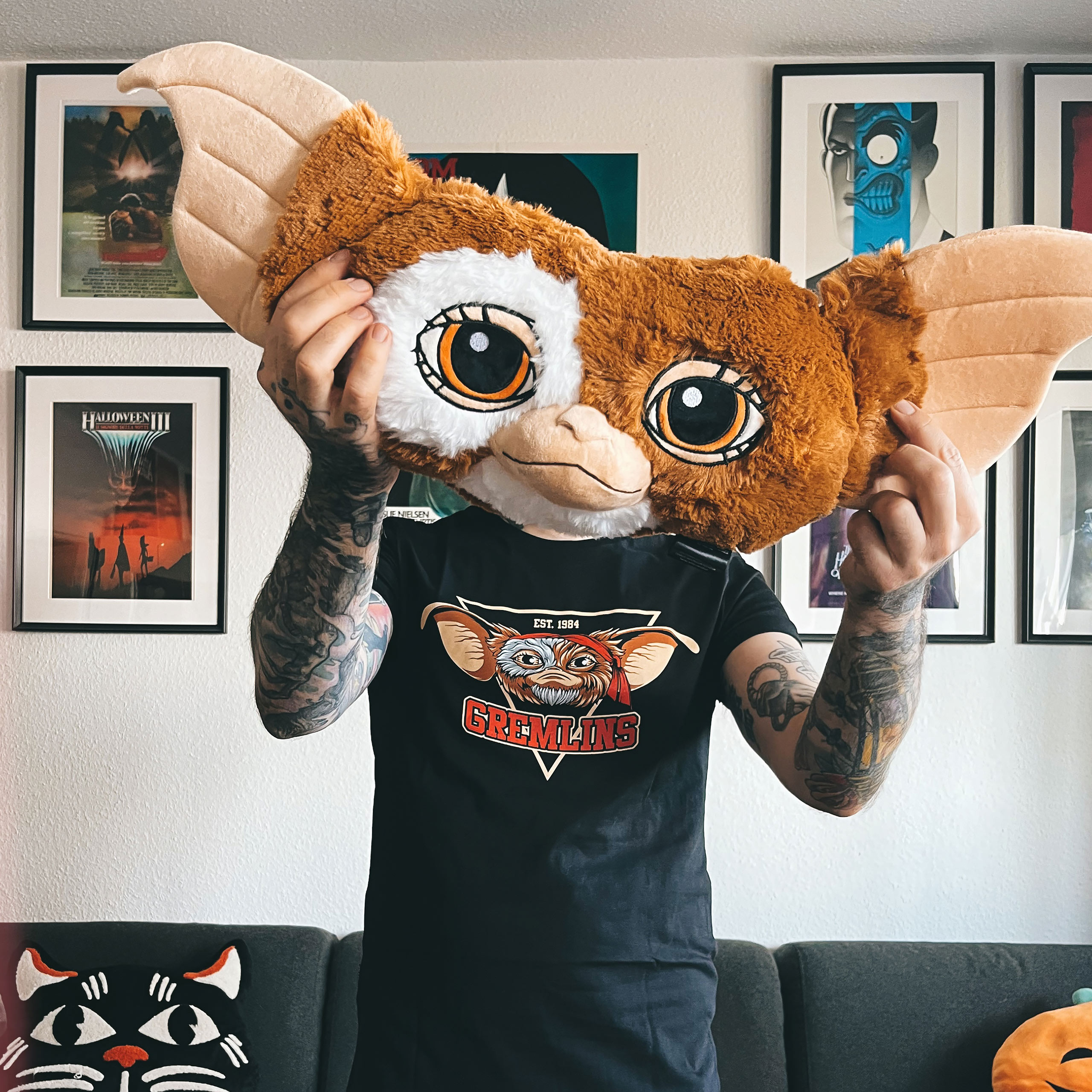 Gremlins - Coussin en peluche Gizmo