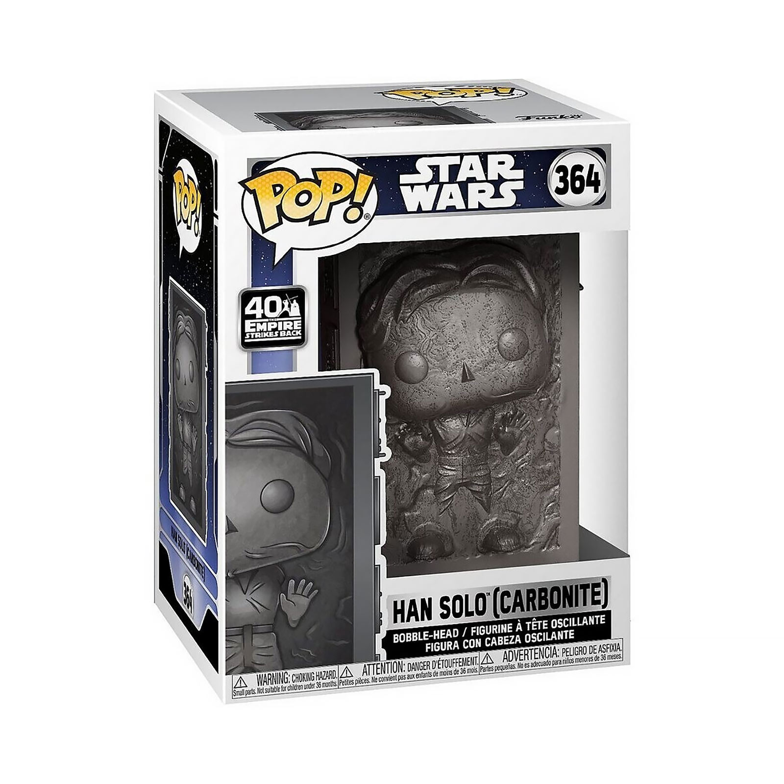 Star Wars - Han Solo (Carbonite) Figura Bobblehead Funko Pop