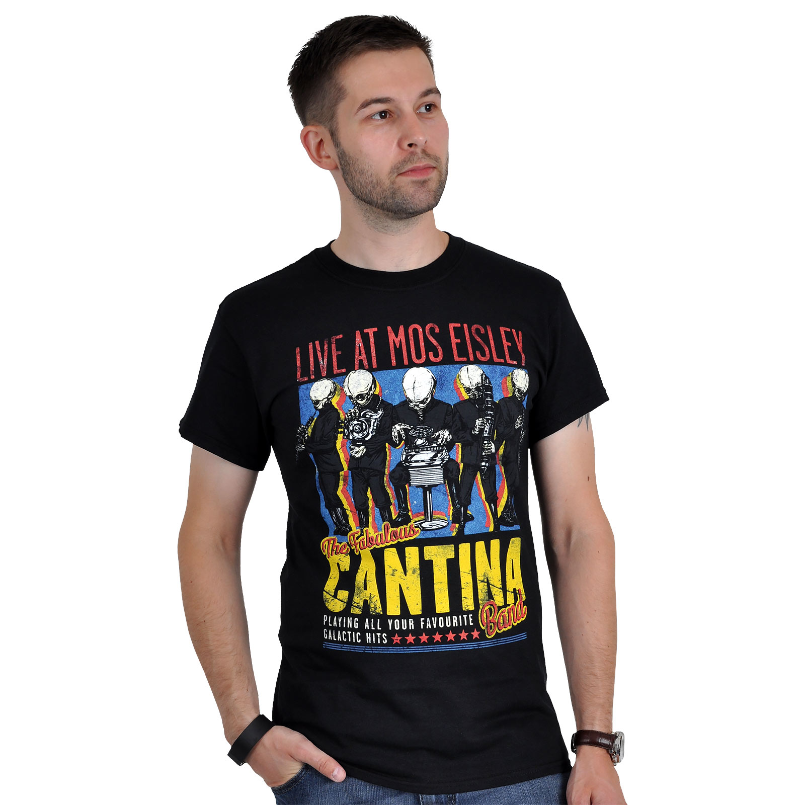 Cantina Band T-shirt zwart
