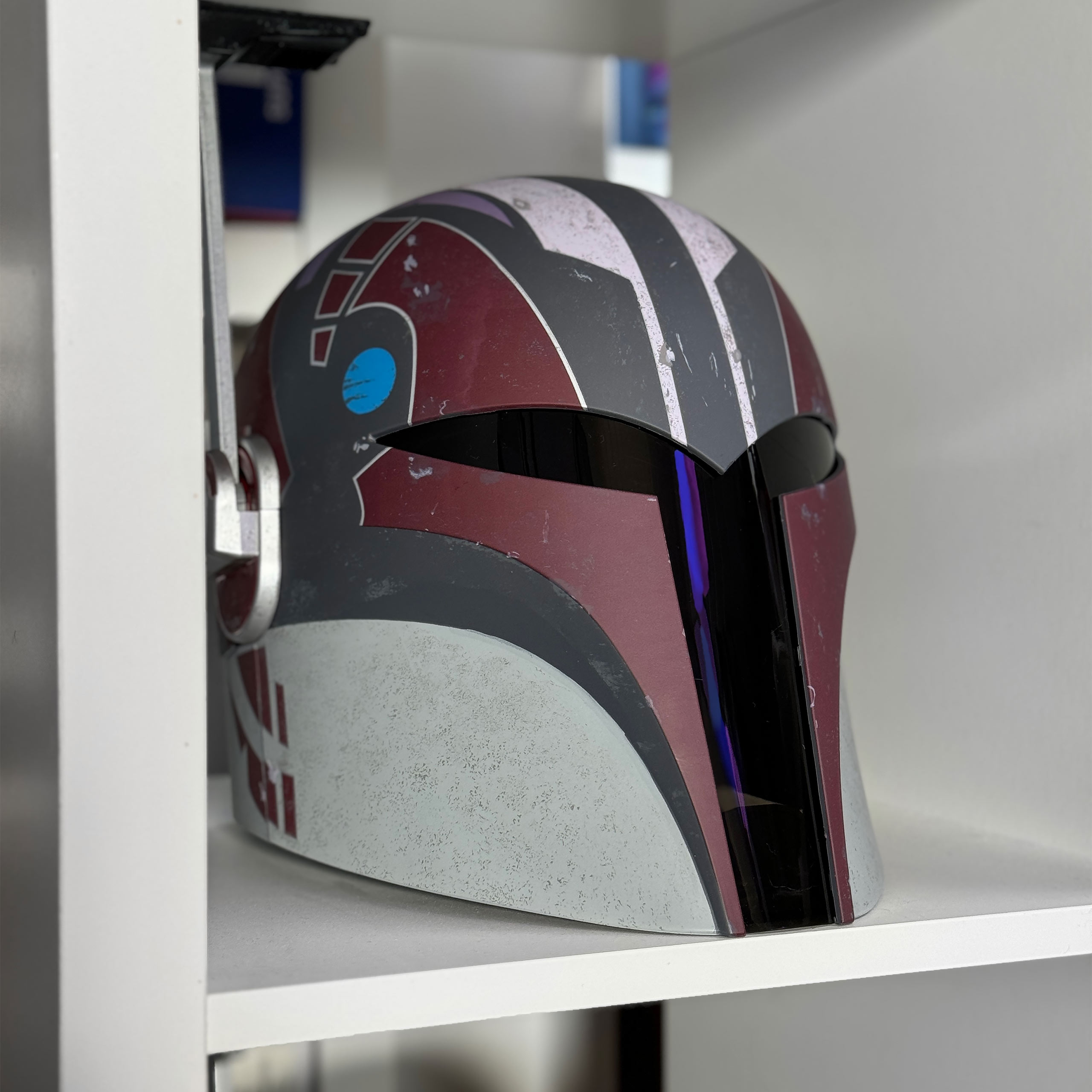 Star Wars Ahsoka - Replica del casco della serie nera di Sabine Wren